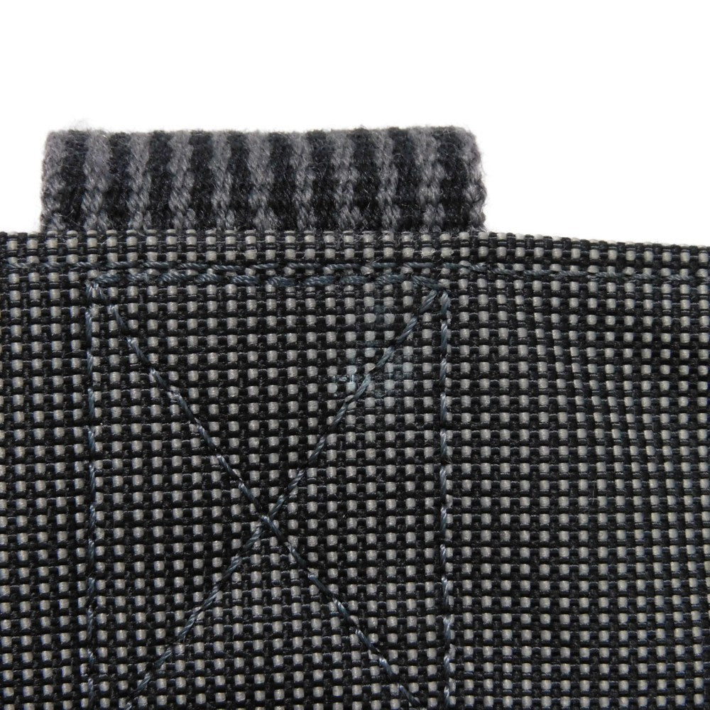 HERMES Tote Bag Nylon canvas (polyamide x polyester) Dark gray H Mark Nylon Canvas Shoulder Bag Serie button Her Line Tote GM unisex(Unisex)  d