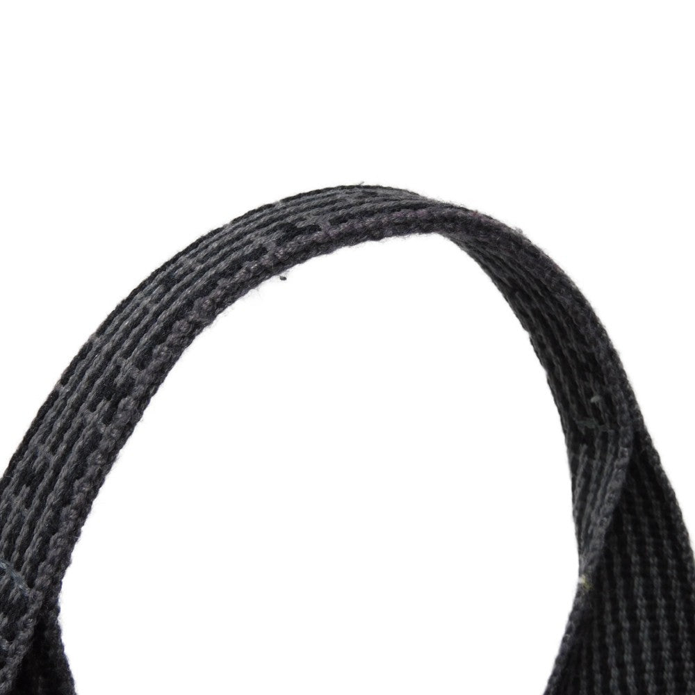 HERMES Tote Bag Nylon canvas (polyamide x polyester) Dark gray H Mark Nylon Canvas Shoulder Bag Serie button Her Line Tote GM unisex(Unisex)  d