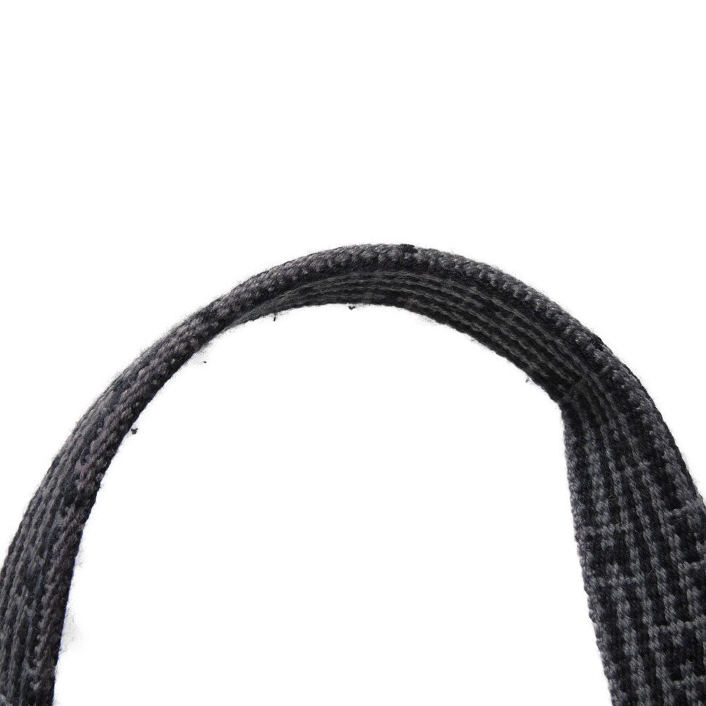 HERMES Tote Bag Nylon canvas (polyamide x polyester) Dark gray H Mark Nylon Canvas Shoulder Bag Serie button Her Line Tote GM unisex(Unisex)  d