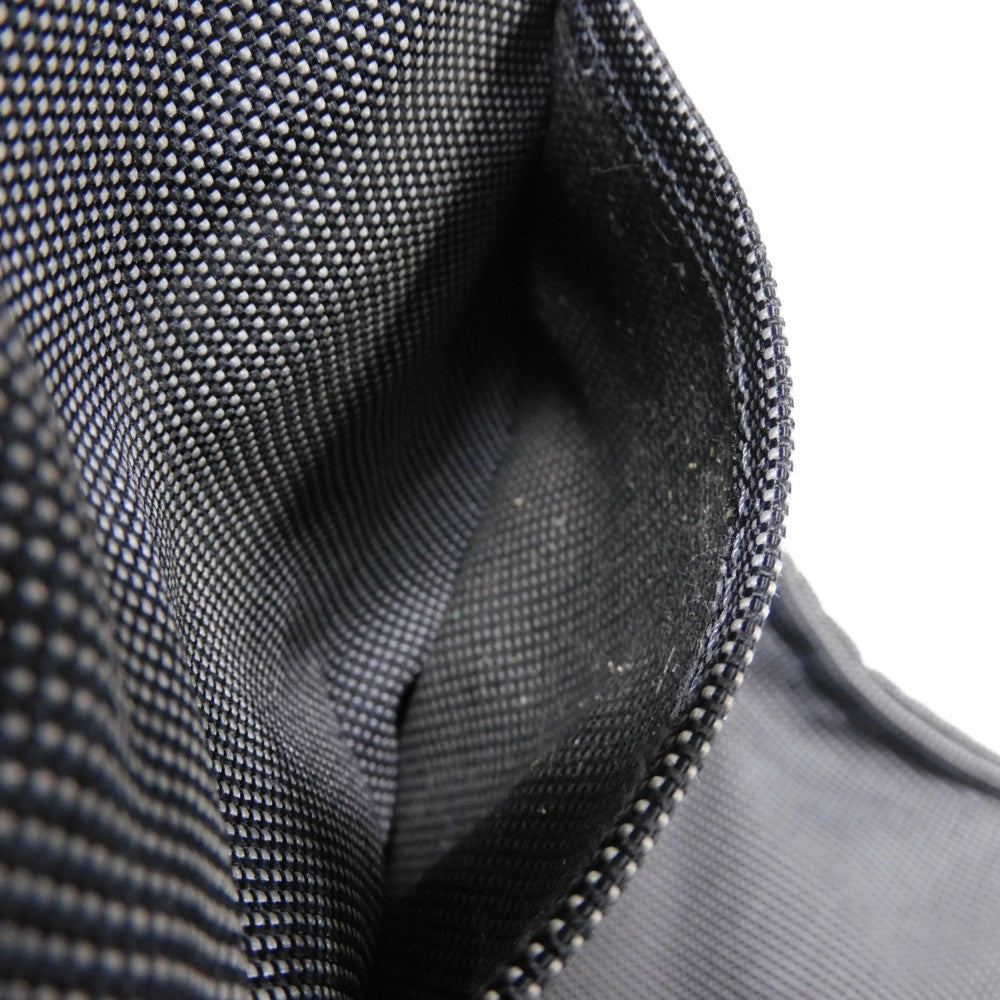 HERMES Tote Bag Nylon canvas (polyamide x polyester) Dark gray H Mark Nylon Canvas Shoulder Bag Serie button Her Line Tote GM unisex(Unisex)  d
