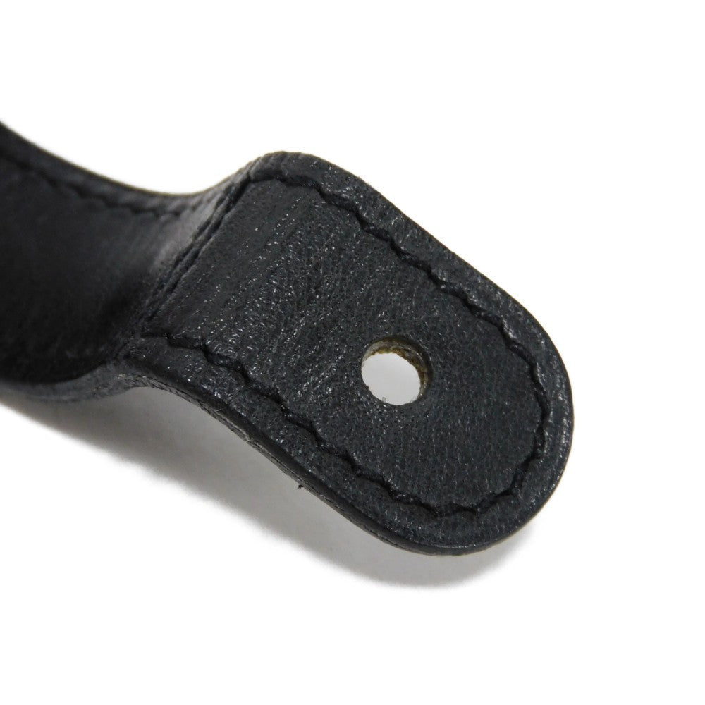 HERMES bracelet 925 black S African Saharan Ethnic Hand Carved Box Calf native Turreg unisex(Unisex)  d