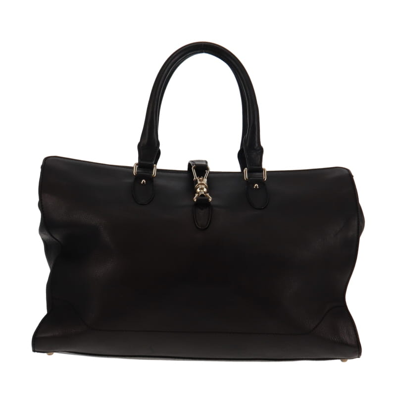 Gucci   Soft Calf Jackie Tote Black