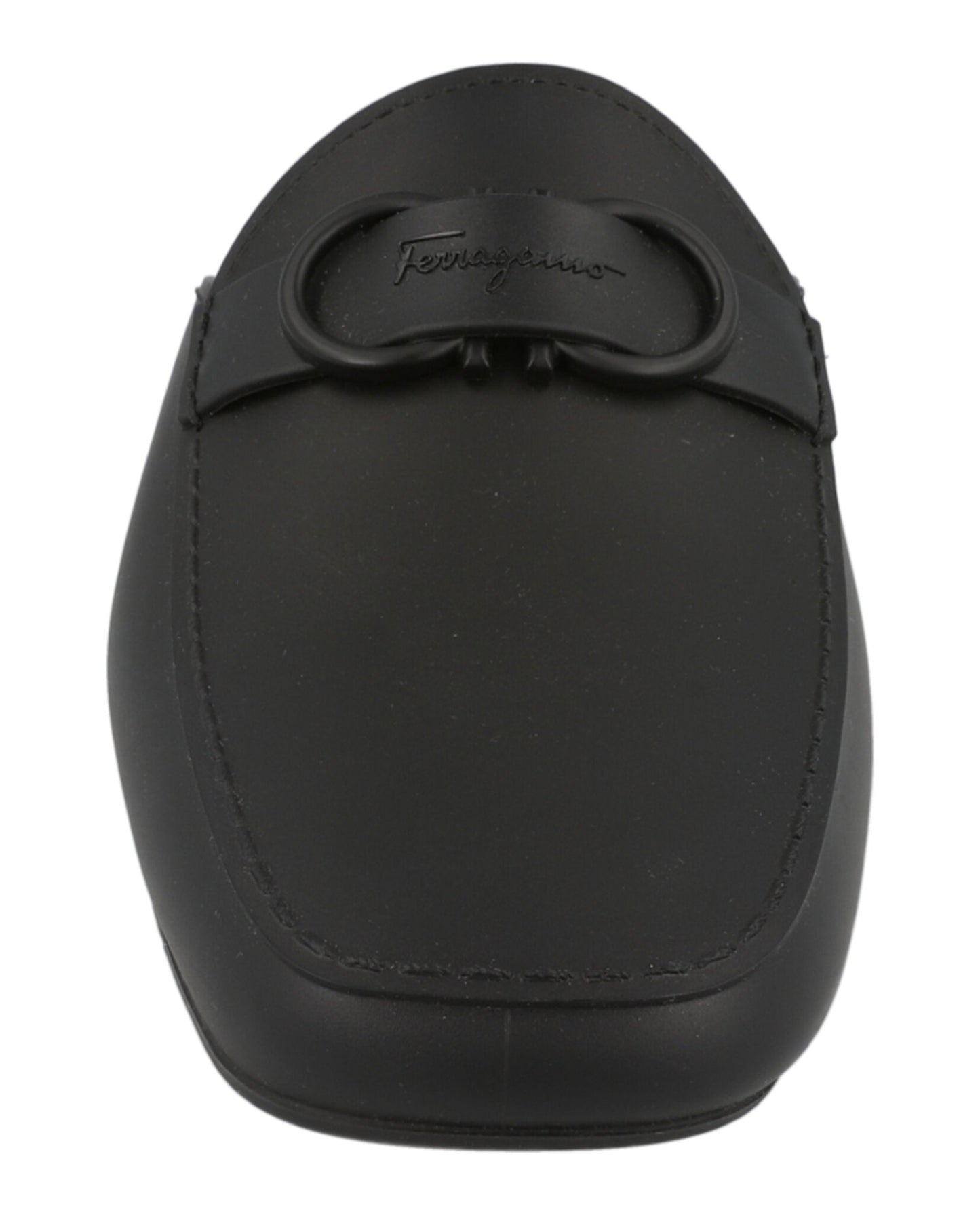 Ferragamo Mens Leather Jelly Mules
