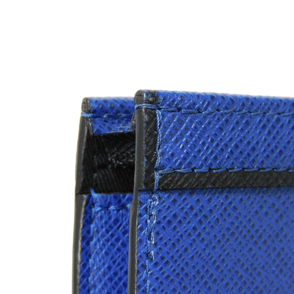LOUIS VUITTON Clutch bag M30575  Taiga leather (stamped) cobalt LV logo embossed blue business bag Taiga Pochette Voyage MM mens  d
