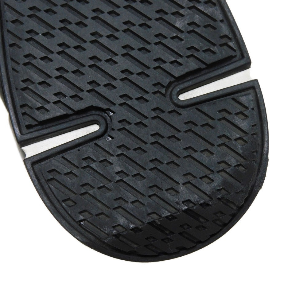 HERMES sneakers 182392Z fabric black 41 1/2 H Mark Knit Socks Calfskin 10.4" Logo embossing Tokyo Cross Trainer mens  d