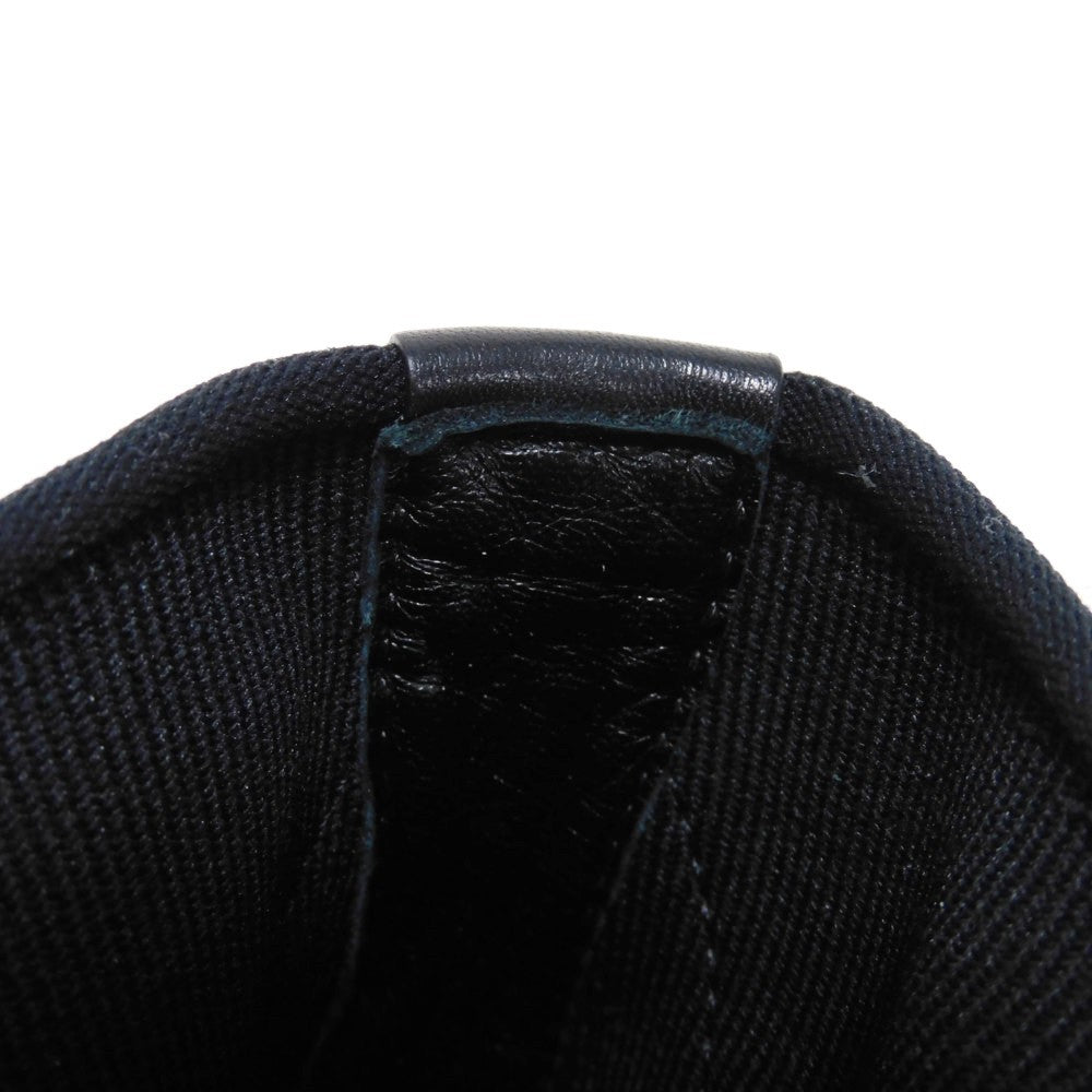 HERMES sneakers 182392Z fabric black 41 1/2 H Mark Knit Socks Calfskin 10.4" Logo embossing Tokyo Cross Trainer mens  d