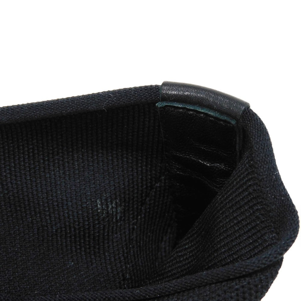 HERMES sneakers 182392Z fabric black 41 1/2 H Mark Knit Socks Calfskin 10.4" Logo embossing Tokyo Cross Trainer mens  d