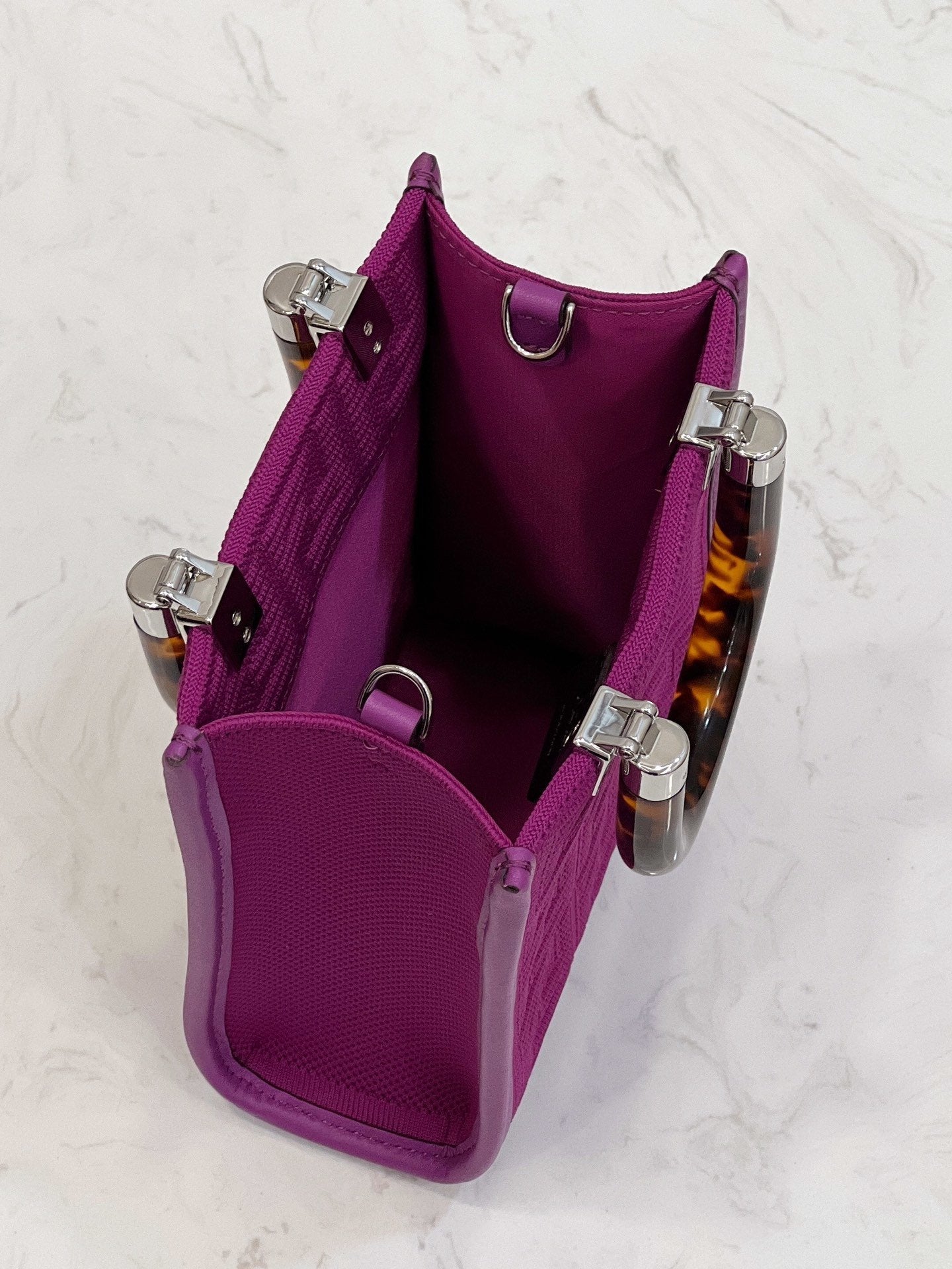 Top QualityTop Quality Mini Sunshine Shopper Purple For Women, Women’s Handbags, Shoulder And CrossBody Bags 7.1in/18cm FF 8BS051