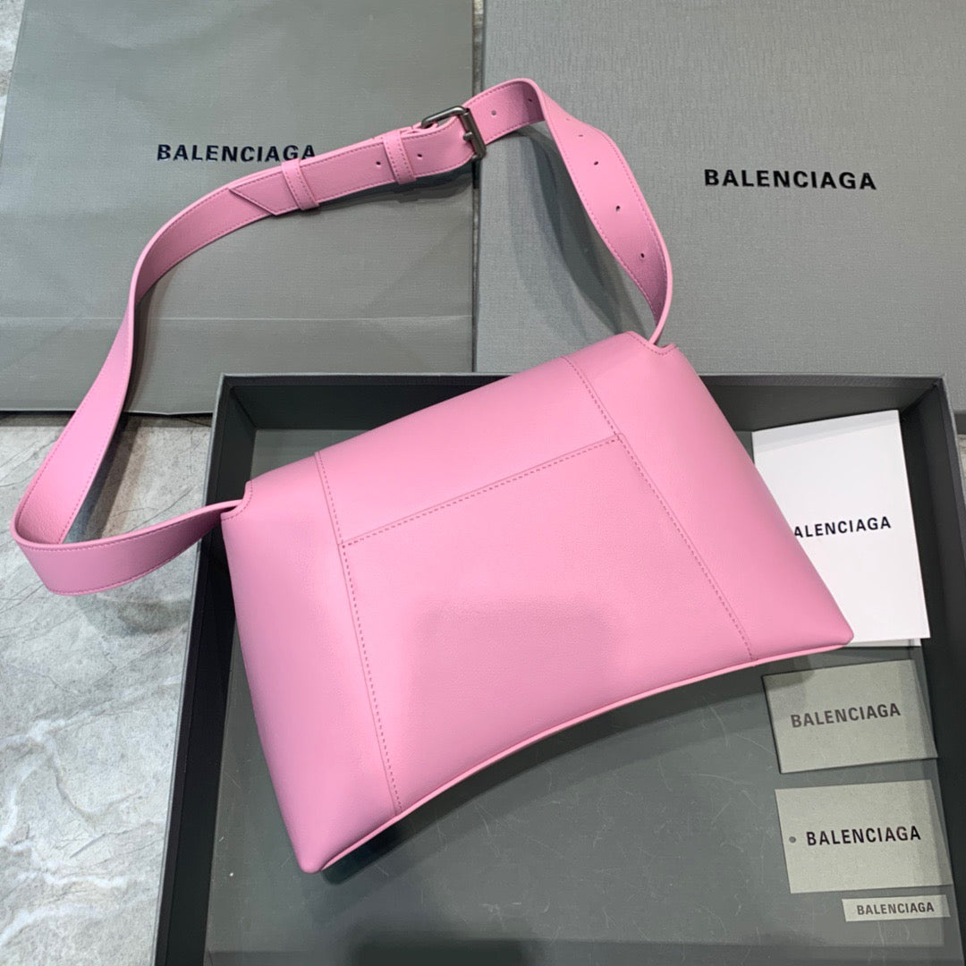 Top Quality Downtown Small Shoulder Bag In Pink, For Women,  Bags 11.8in/30cm 67135329S1Y5906