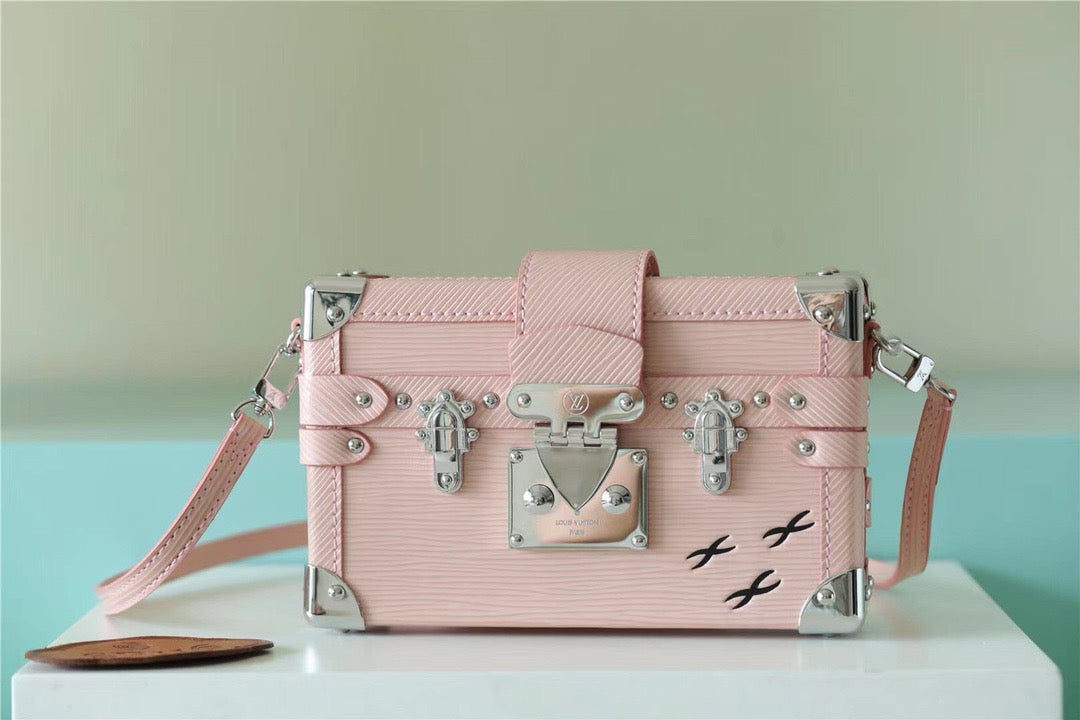 Top Quality Petite Malle Epi Light Pink For Women,  Shoulder And Crossbody Bags 7.9in/20cm Top Quality 