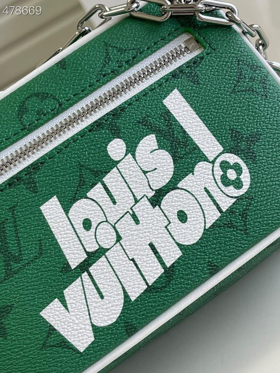 Top Quality Mini Soft Trunk  Monogram Canvas Green By Virgil Abloh For Fall-Winter, Handbags, Shoulder And Crossbody Bags 7.3in/18.5cm Top Quality M80816