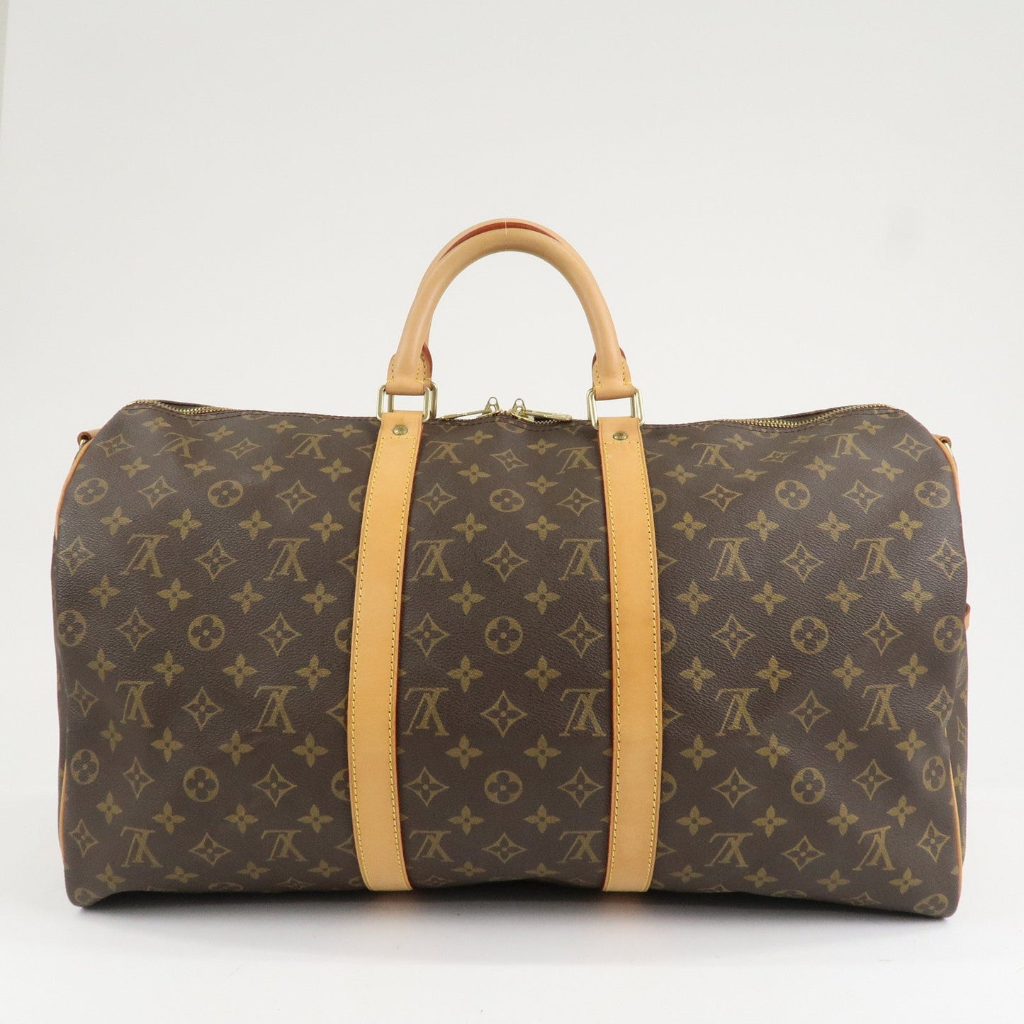Louis Vuitton Monogram Keep All Bandouliere 50 Boston Bag M41416  d