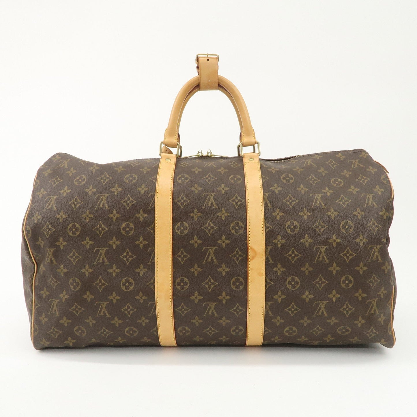 Louis Vuitton Monogram Keep All 55 Boston Bag Travel Bag M41424  d