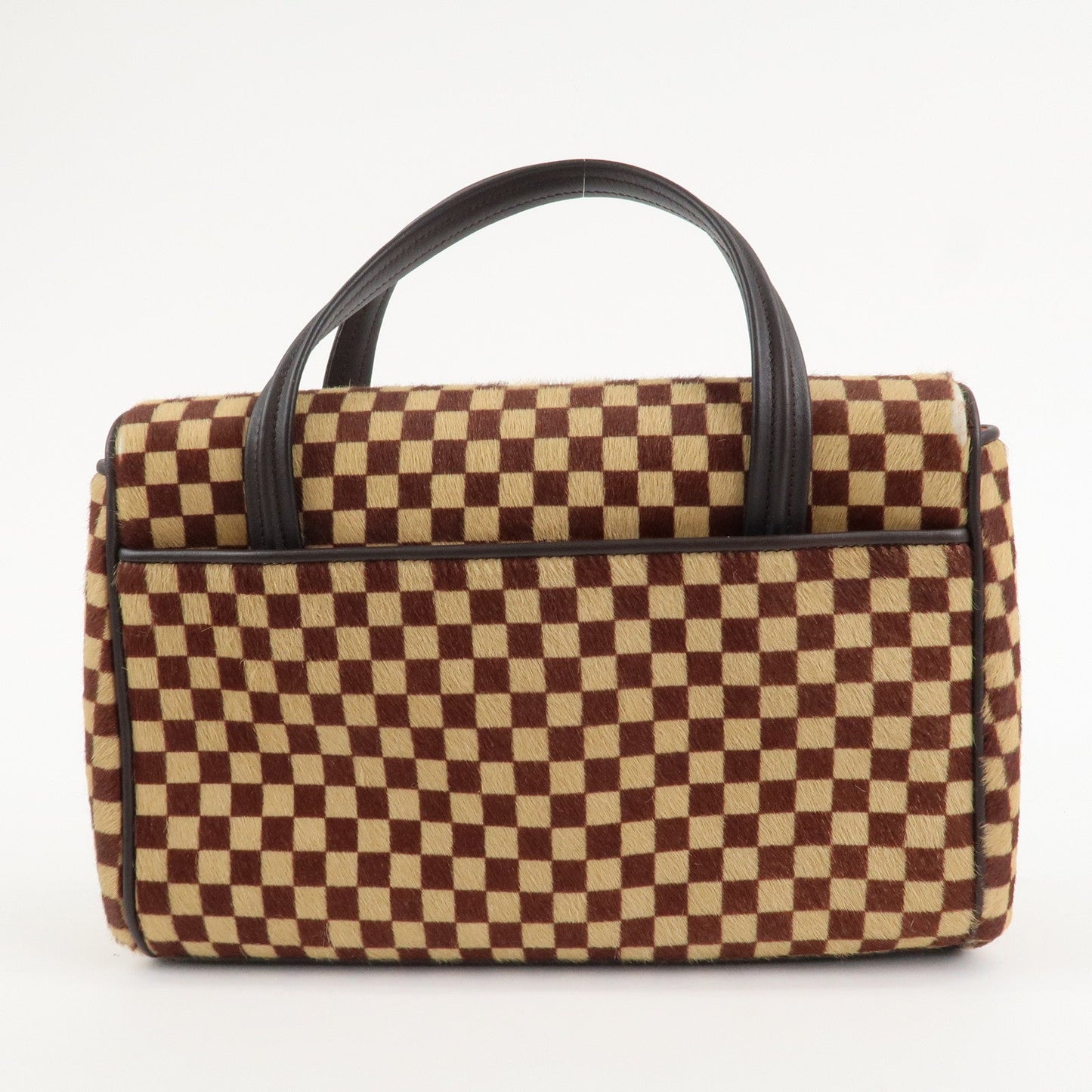 Louis Vuitton Damier Sauvage Lion Hand Bag Gold Hardware M92131  d