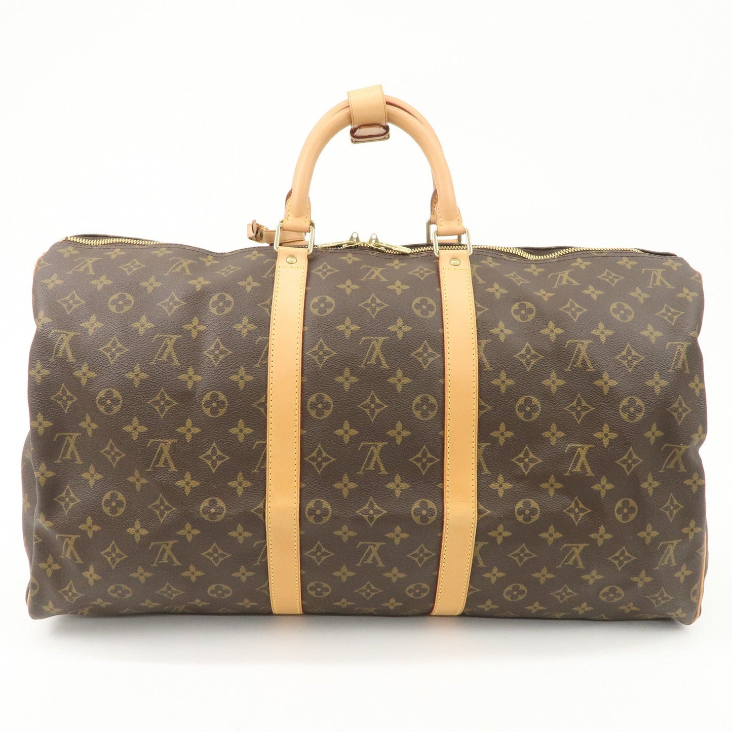 Louis Vuitton Monogram Keep All Bandouliere 55 Boston Bag M41414  d