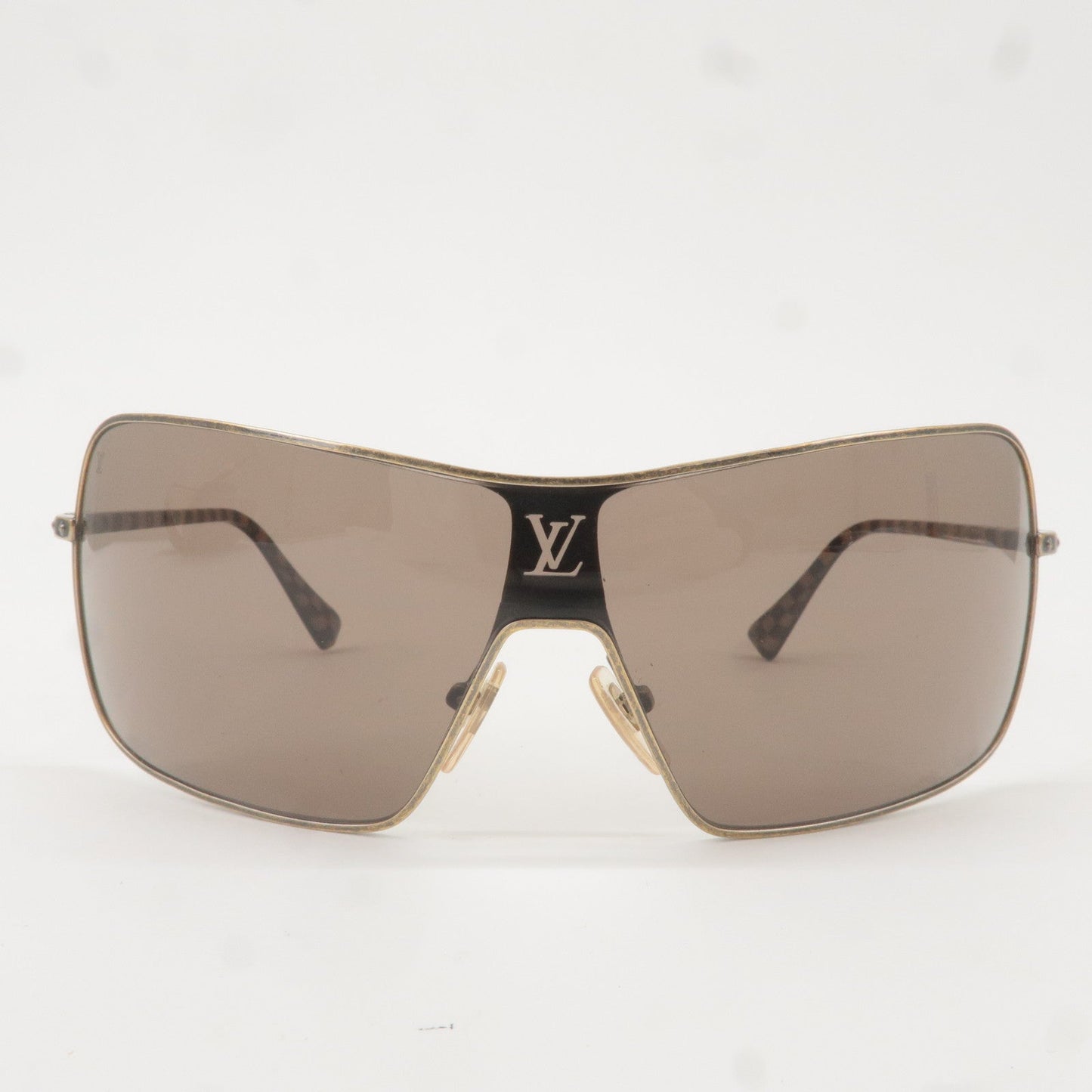 Louis Vuitton Conspiracion Mask Homme Sunglasses Brown Z0196U