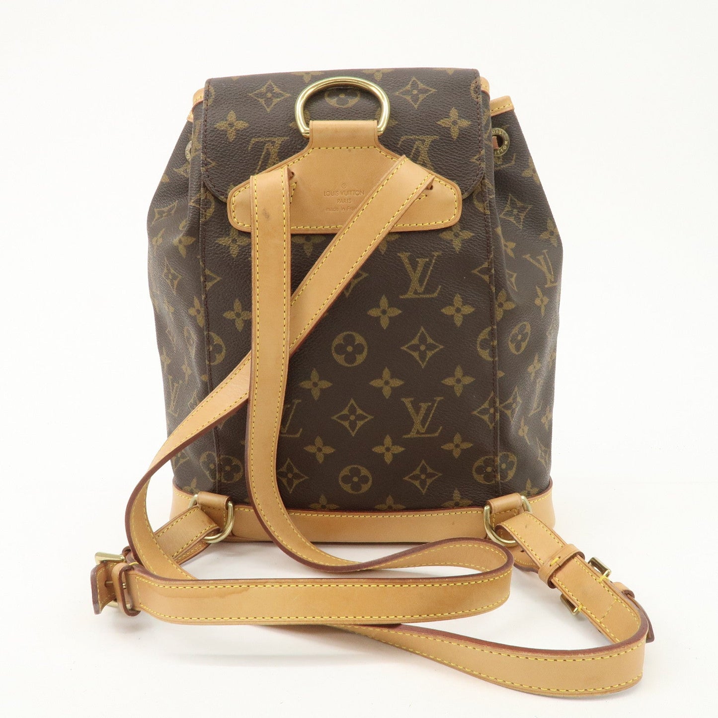 Louis Vuitton Monogram Montsouris MM Back Pack Bag M51136  d