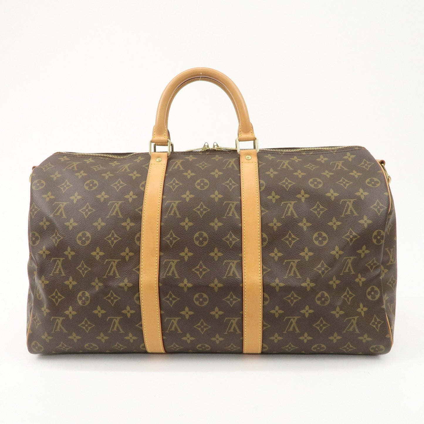 Louis Vuitton Monogram Keep All Bandouliere 50 Boston Bag M41416  d