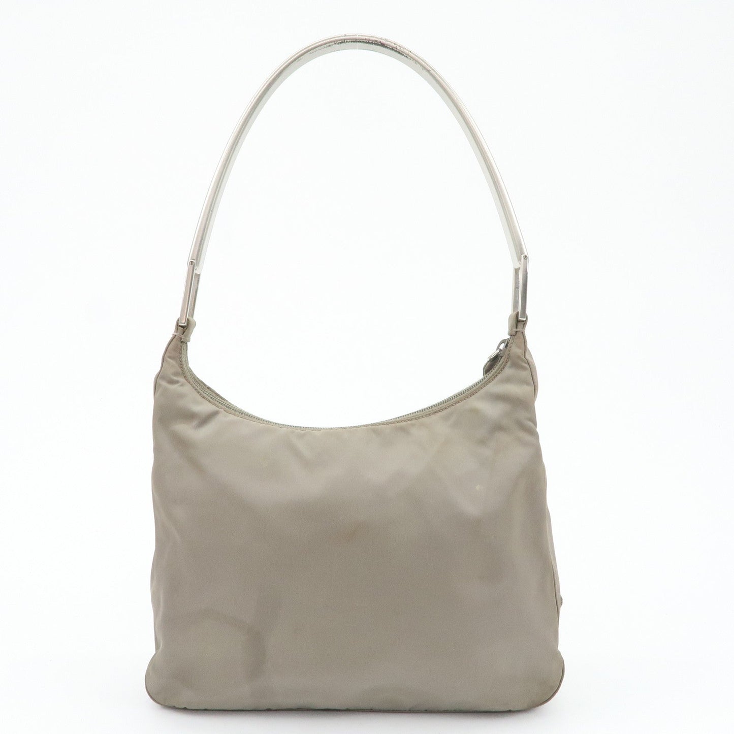 PRADA Nylon Shoulder Bag Gray  d