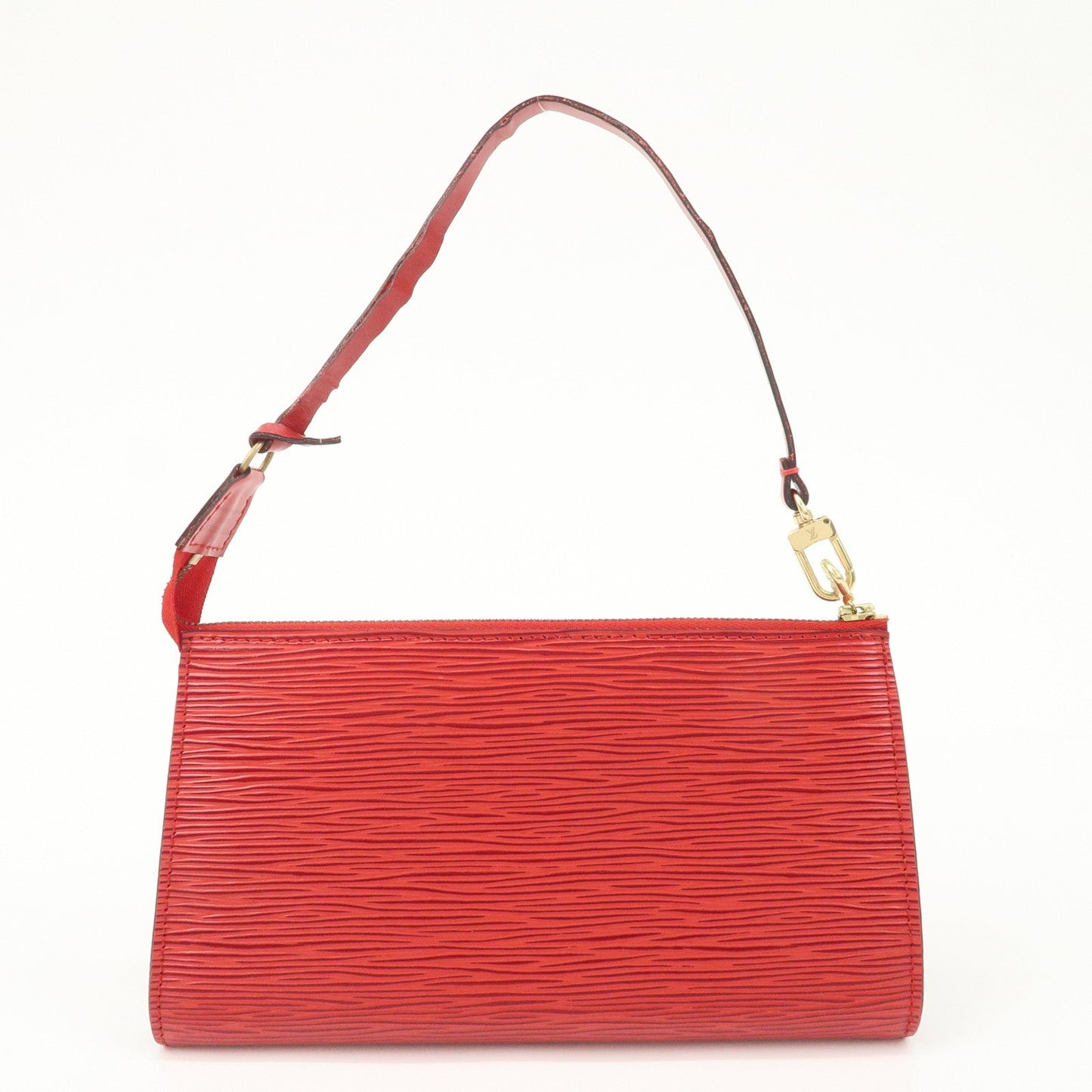 Authe Louis Vuitton Epi Pochette Accessoires Pouch Castilian Red M52947  d