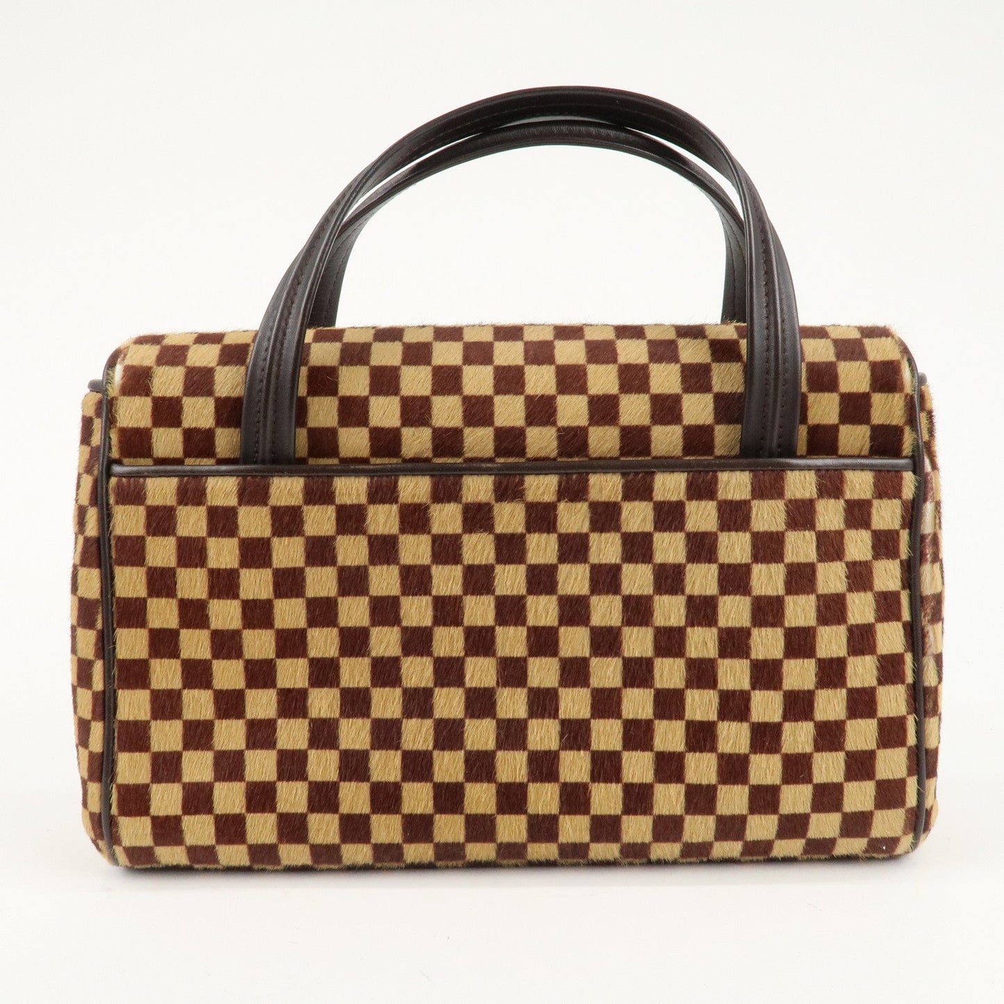 Louis Vuitton Damier Sauvage Lion Hand Bag Beige Brown M92131  d