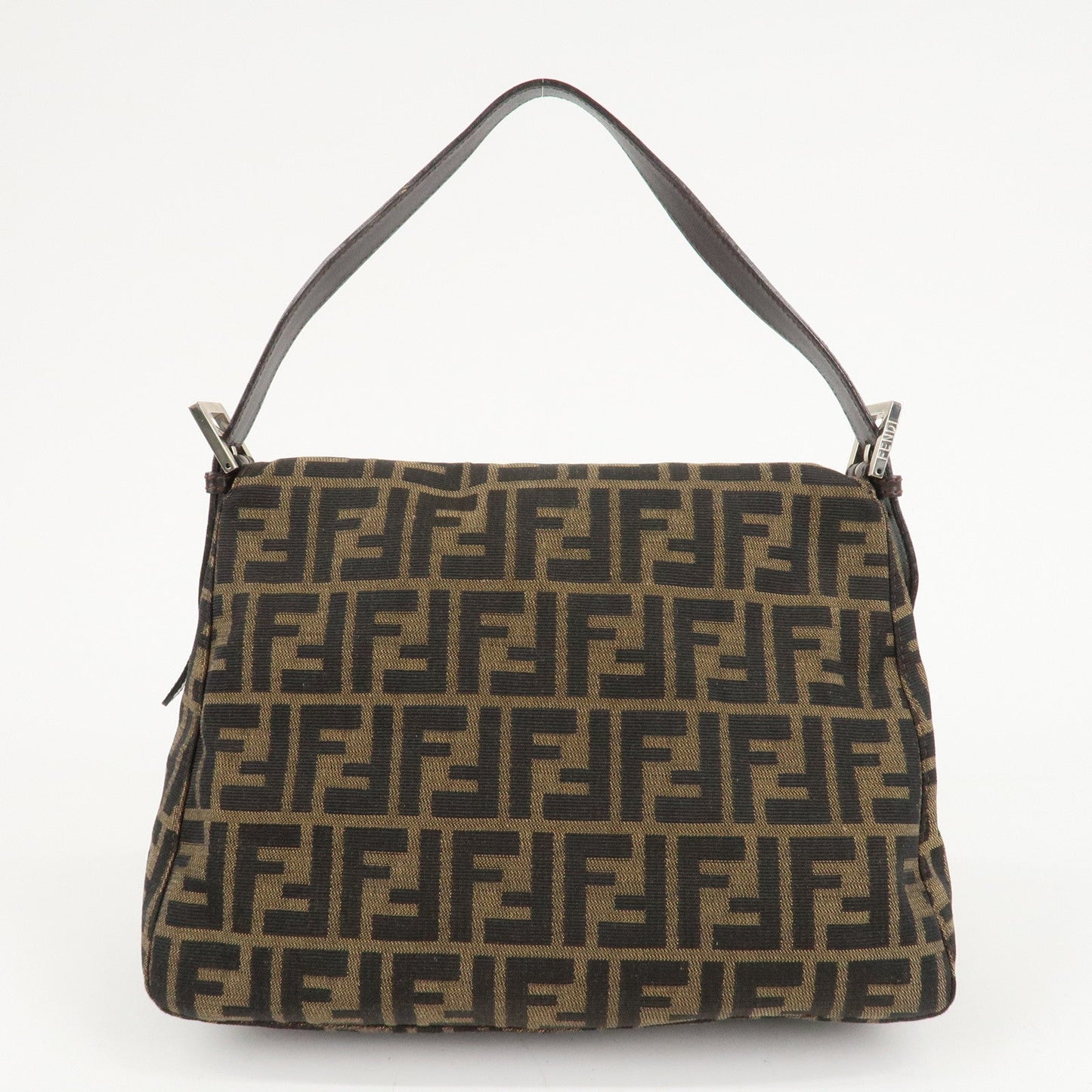 FENDI Zucca Mamma Baguette Vinyl Leather Shoulder Bag 26325  d