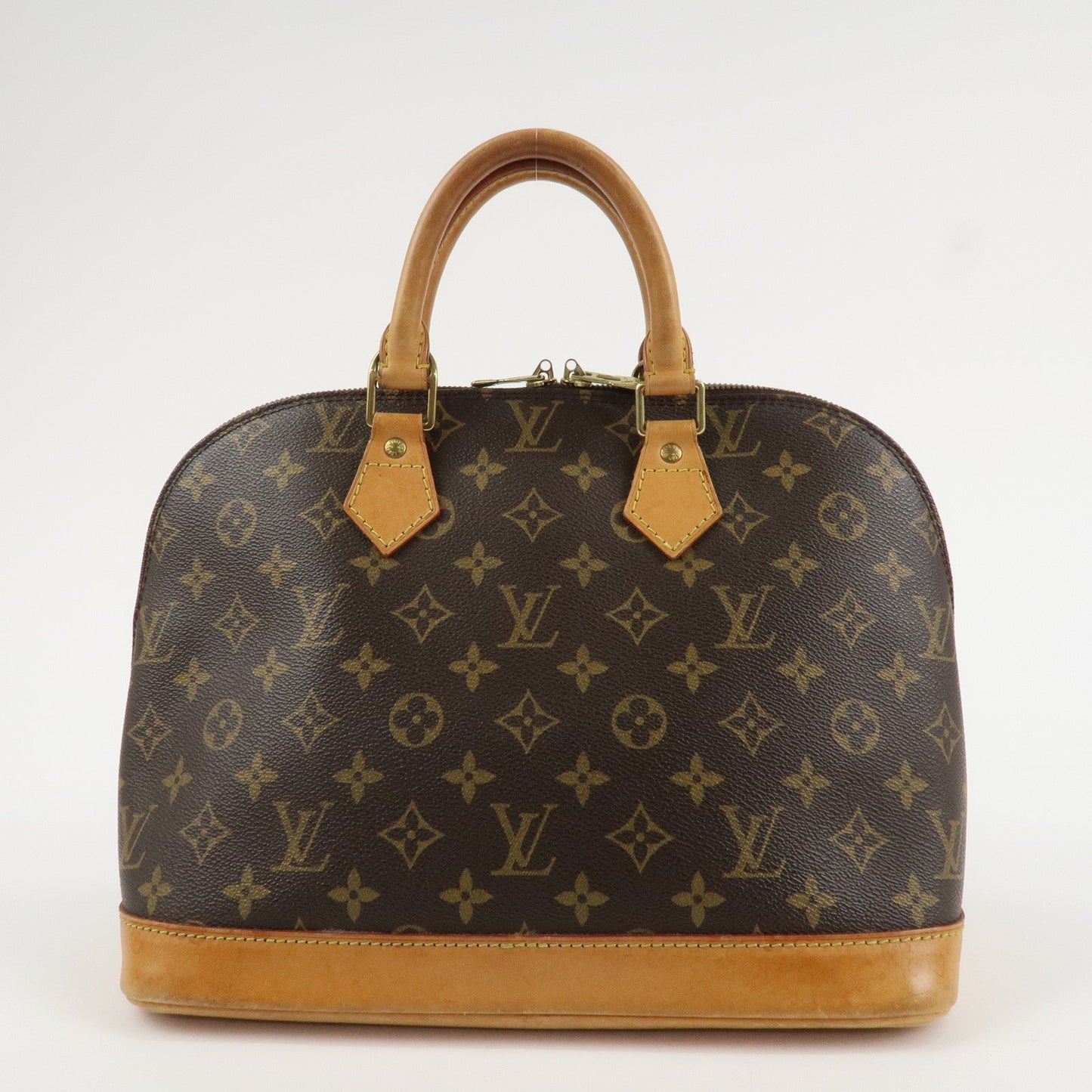 Louis Vuitton Monogram Alma Hand Bag Brown M51130  d