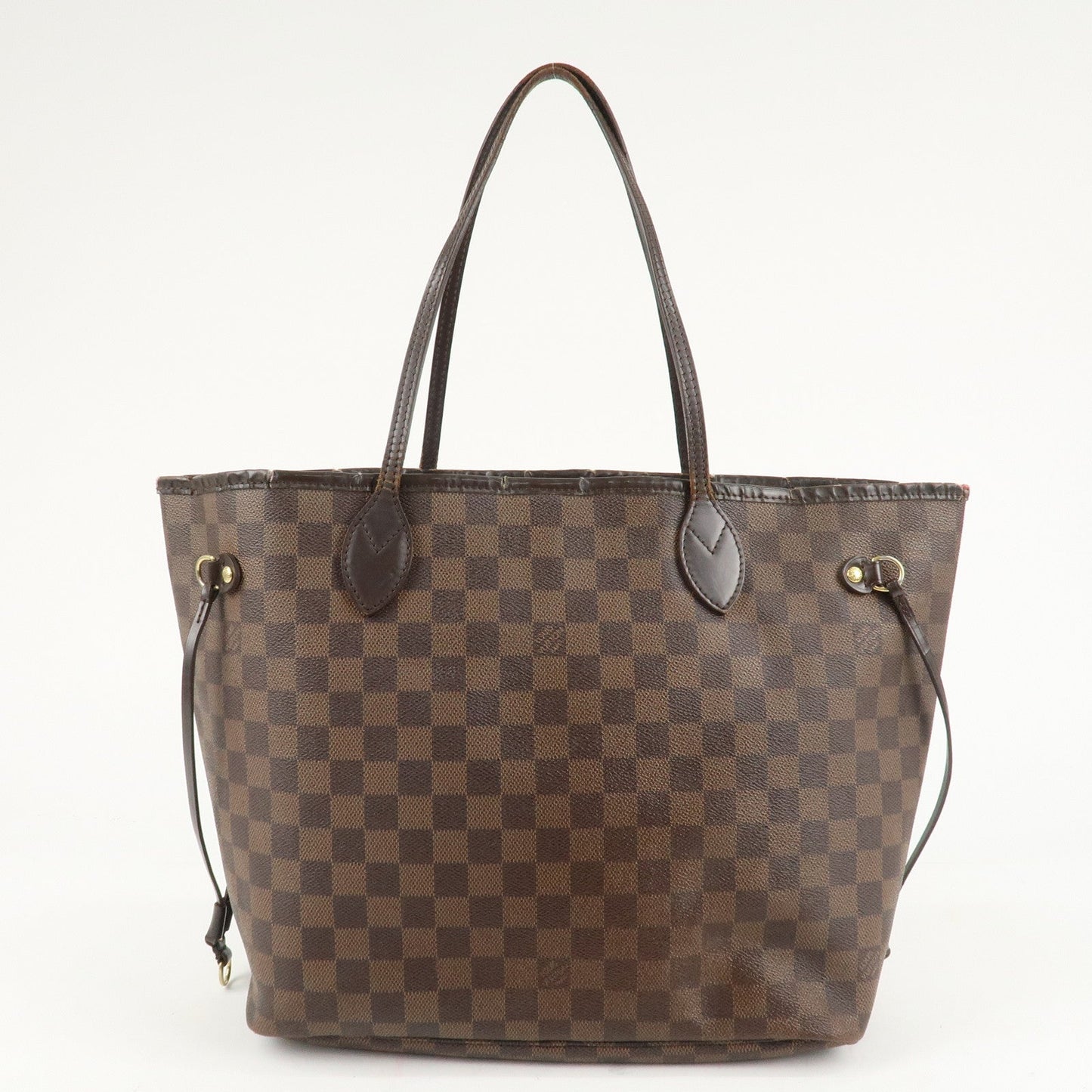 Louis Vuitton Damier Neverfull MM Tote Bag Brown M41358  d