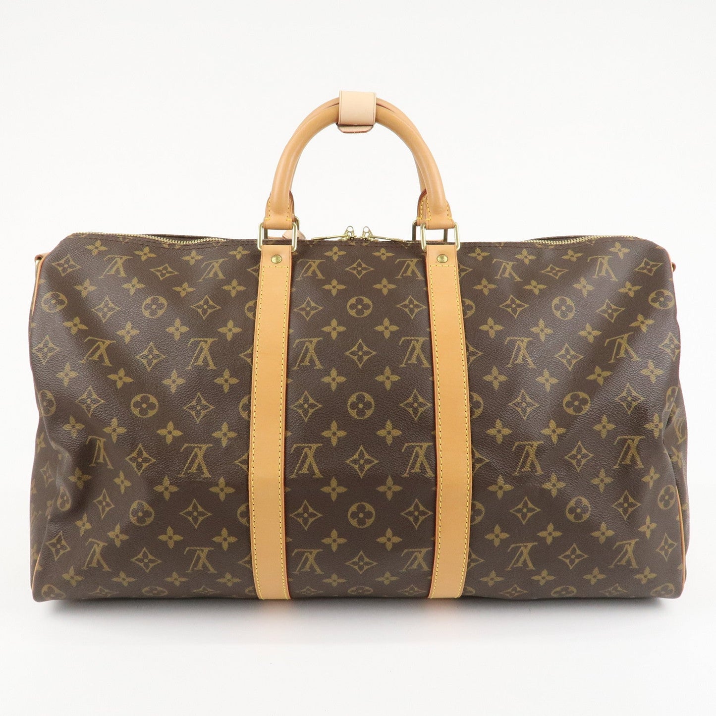 Louis Vuitton Monogram Keep All Bandouliere 50 Boston Bag M41416  d