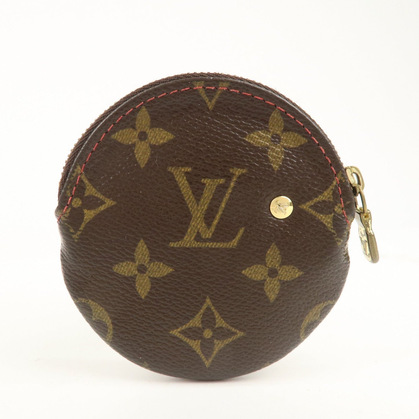 Louis Vuitton Monogram Cherry Porte Monnaie Rond Coin Case M95043