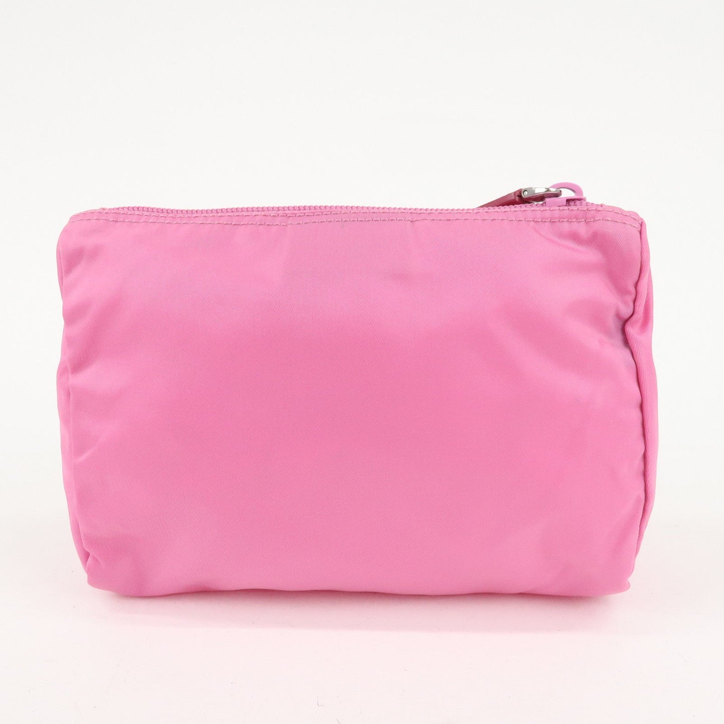 PRADA Nylon Saffiano Leather Pouch Begonia 1N0011  d
