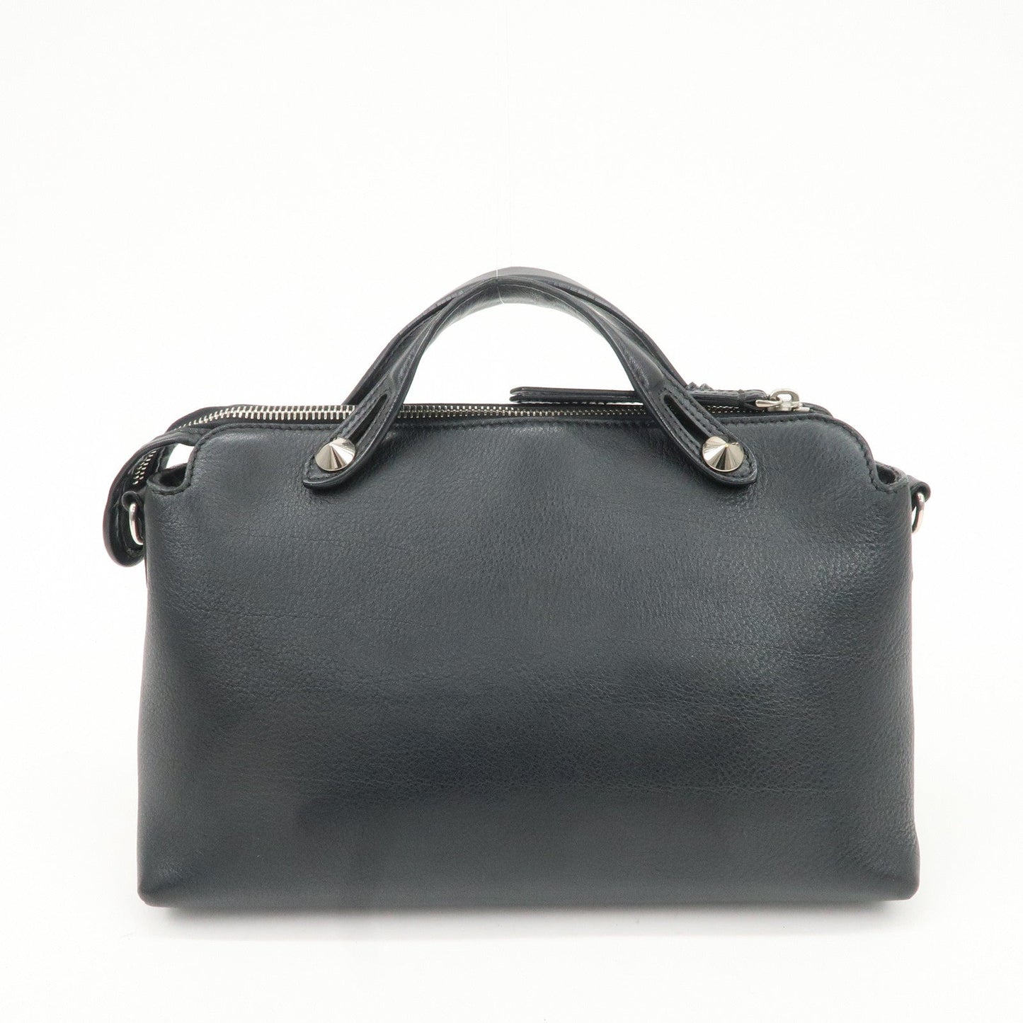FENDI Bay The Way Leather 2Way Bag Shoulder Bag Black 8BL124  d