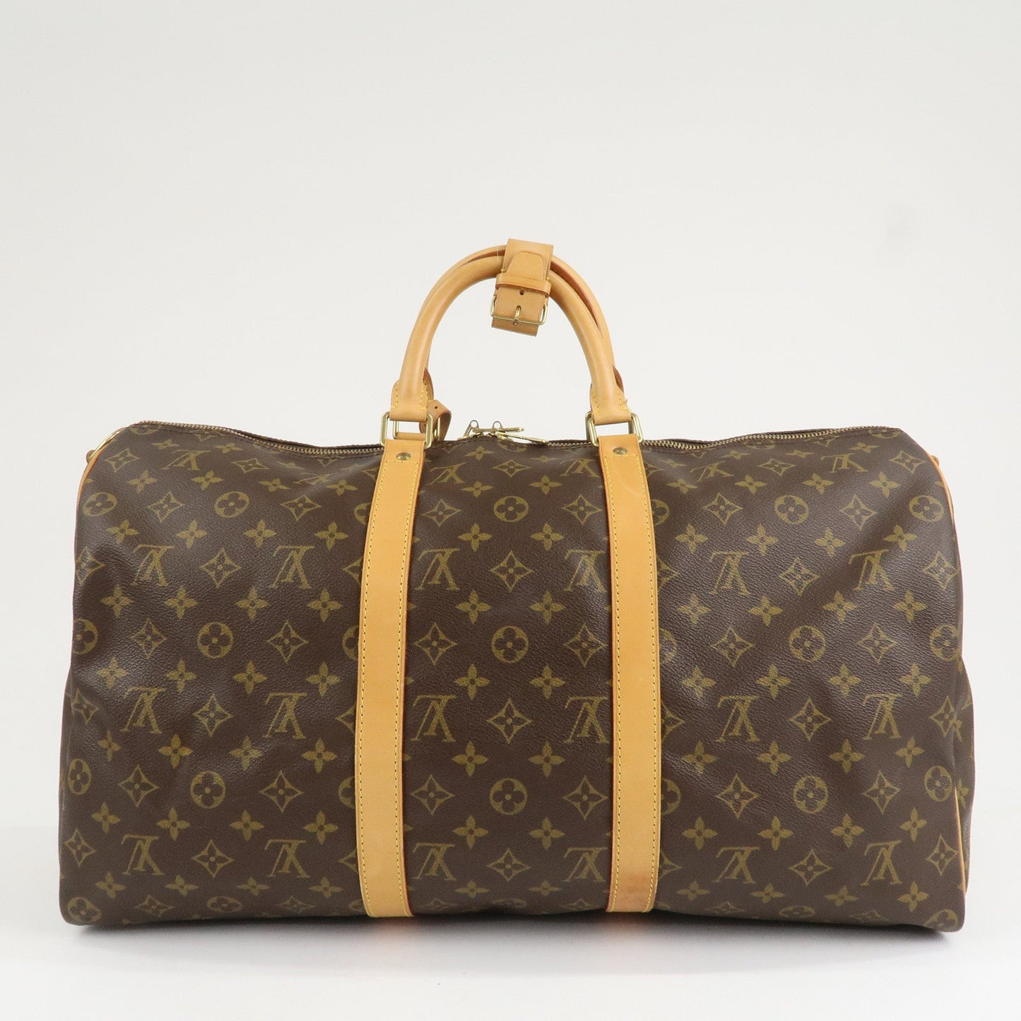 Louis Vuitton Monogram Keep All Bandouliere 50 Boston Bag M41416  d