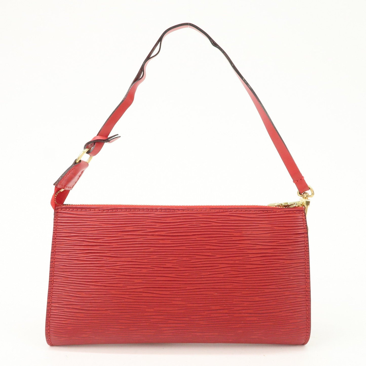 Authe Louis Vuitton Epi Pochette Accessoires Pouch Castilian Red M52947  d