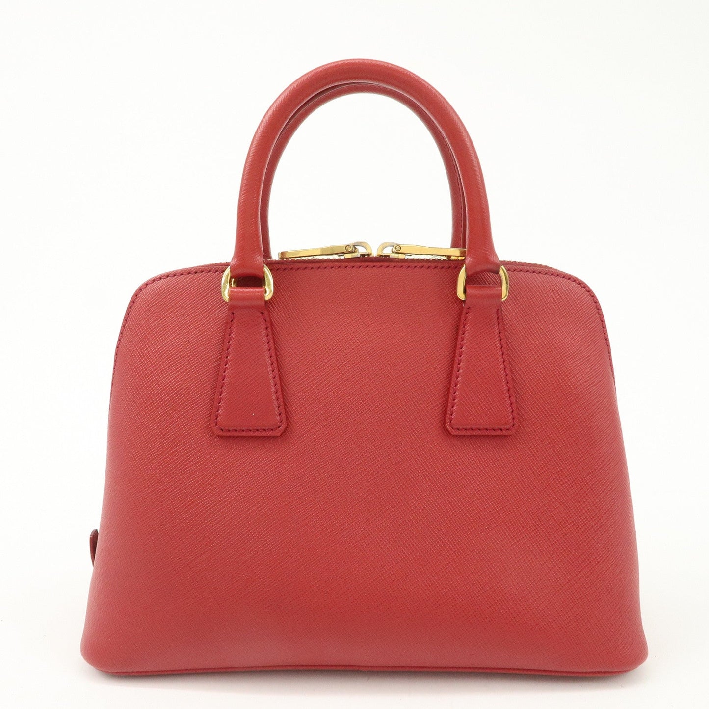 PRADA Promenade Saffiano Leather 2Way Shoulder Bag Red BL0838  d