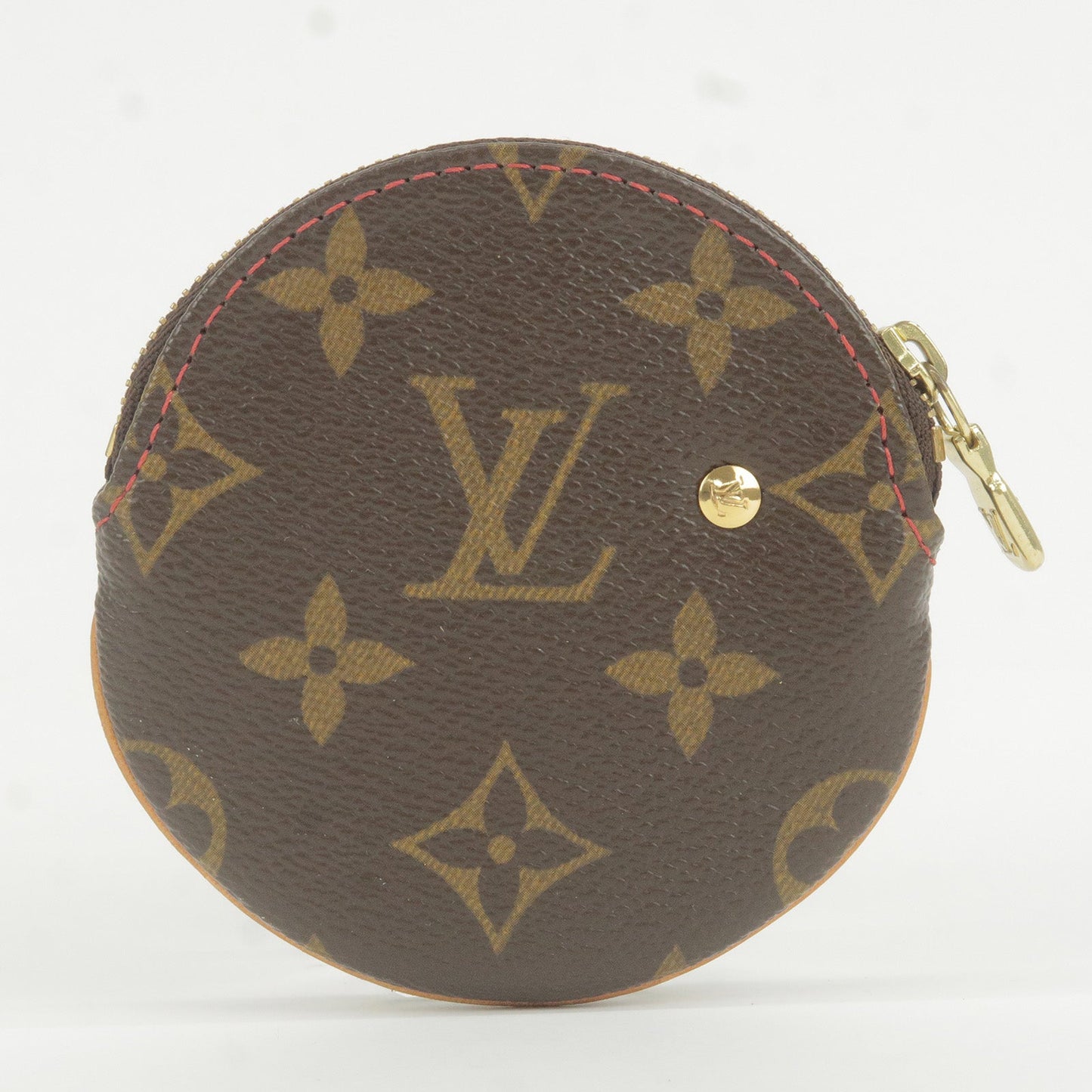 Louis Vuitton Monogram Cherry Porte Monnaie Rond Coin Case M95043