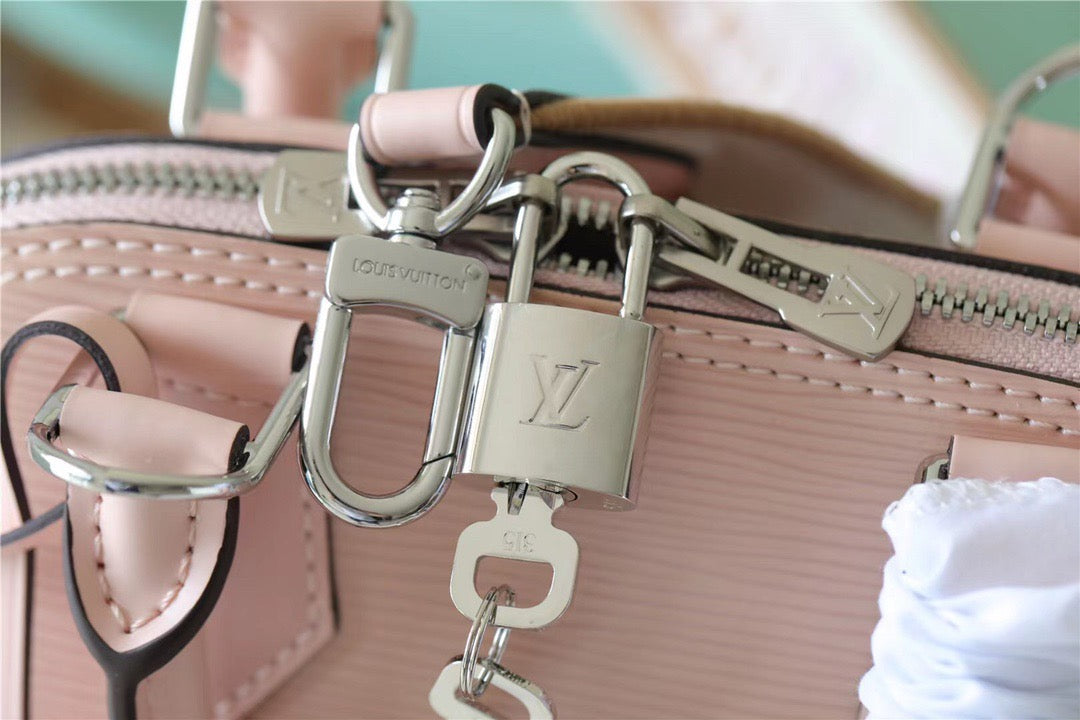 Top Quality Alma BB Epi Quartz White For Women,  Shoulder And Crossbody Bags 23.5cm/9.3in Top Quality