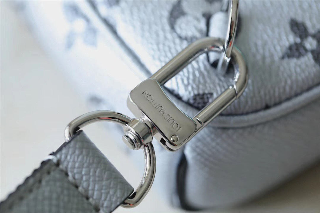 Top Quality Outdoor Sling Bag Taigarama Gunmetal Gray For Men, Bags, Crossbody Bags 8.3in/21cm Top Quality 