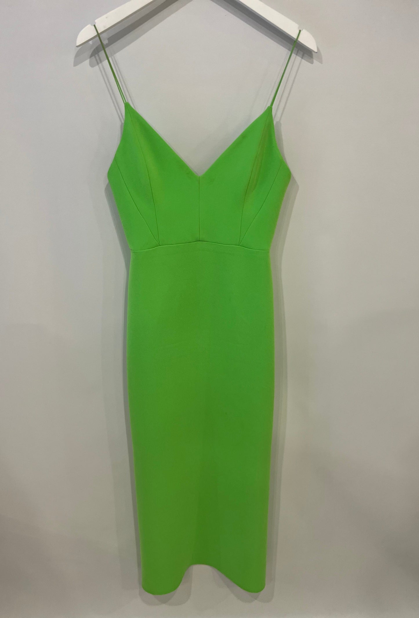 Alex Perry Neon Green Dress with Panel Detailing FR 38 (UK 10)