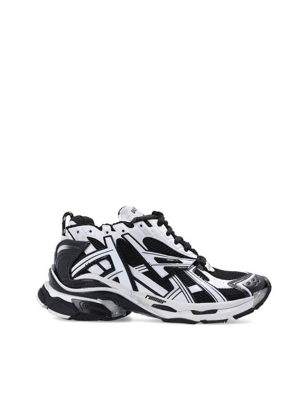 Luxury Balenciaga Trending 2025 Men's Runner Low Top Sneakers White Black
