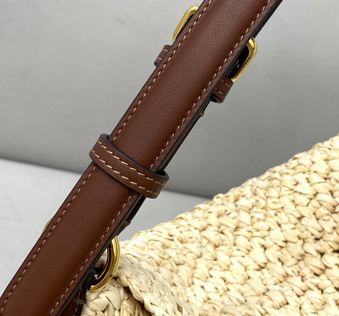 Top QualityTop Quality Small Croissant Hobo Bag RafTop QualityTop Qualitya For Women, Women’s Handbags, Shoulder Bags 11in/29cm FF 8BR790AFGJF1E1B