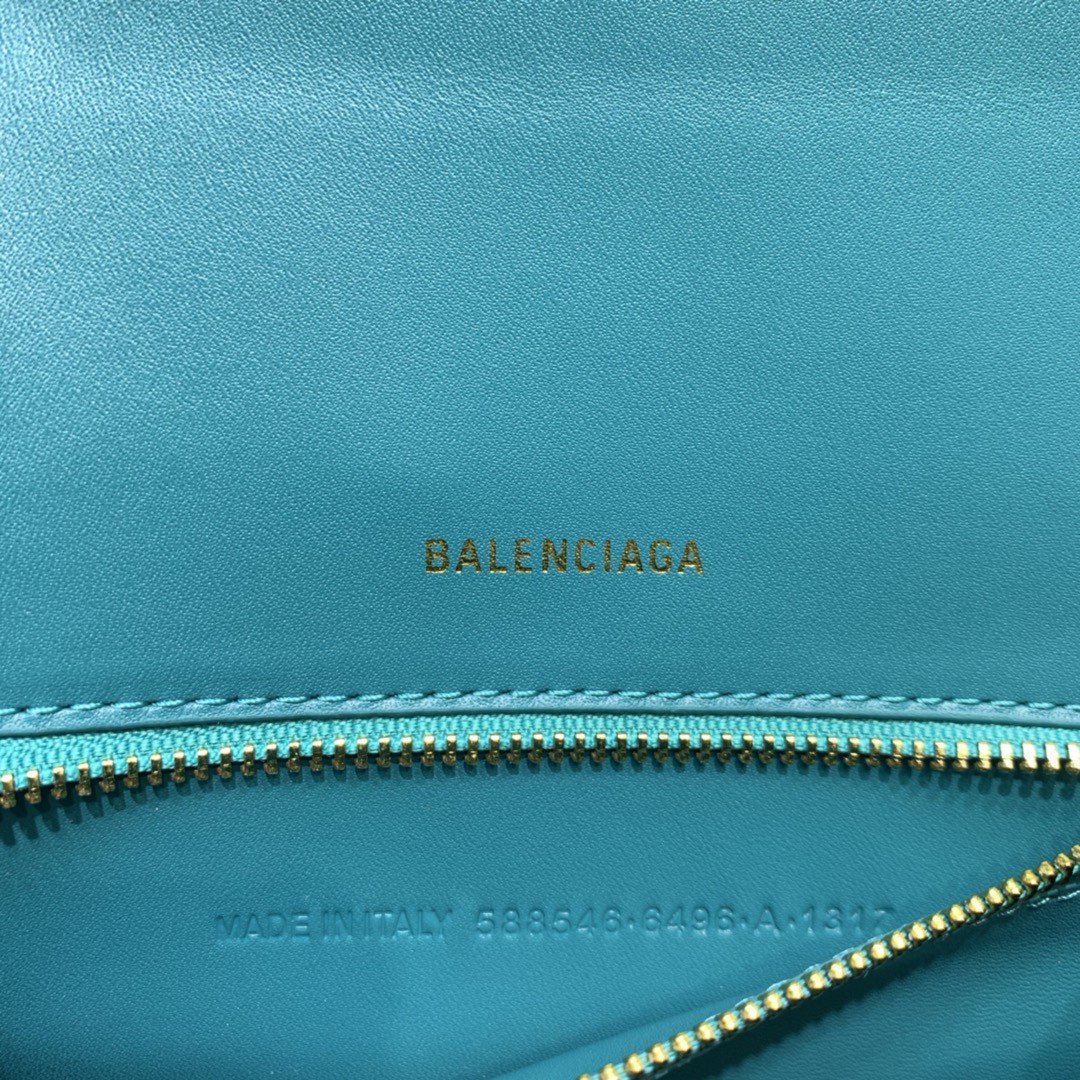 Top Quality Hourglass Small Handbag In Blue, For Women,  Bags 9in/23cm