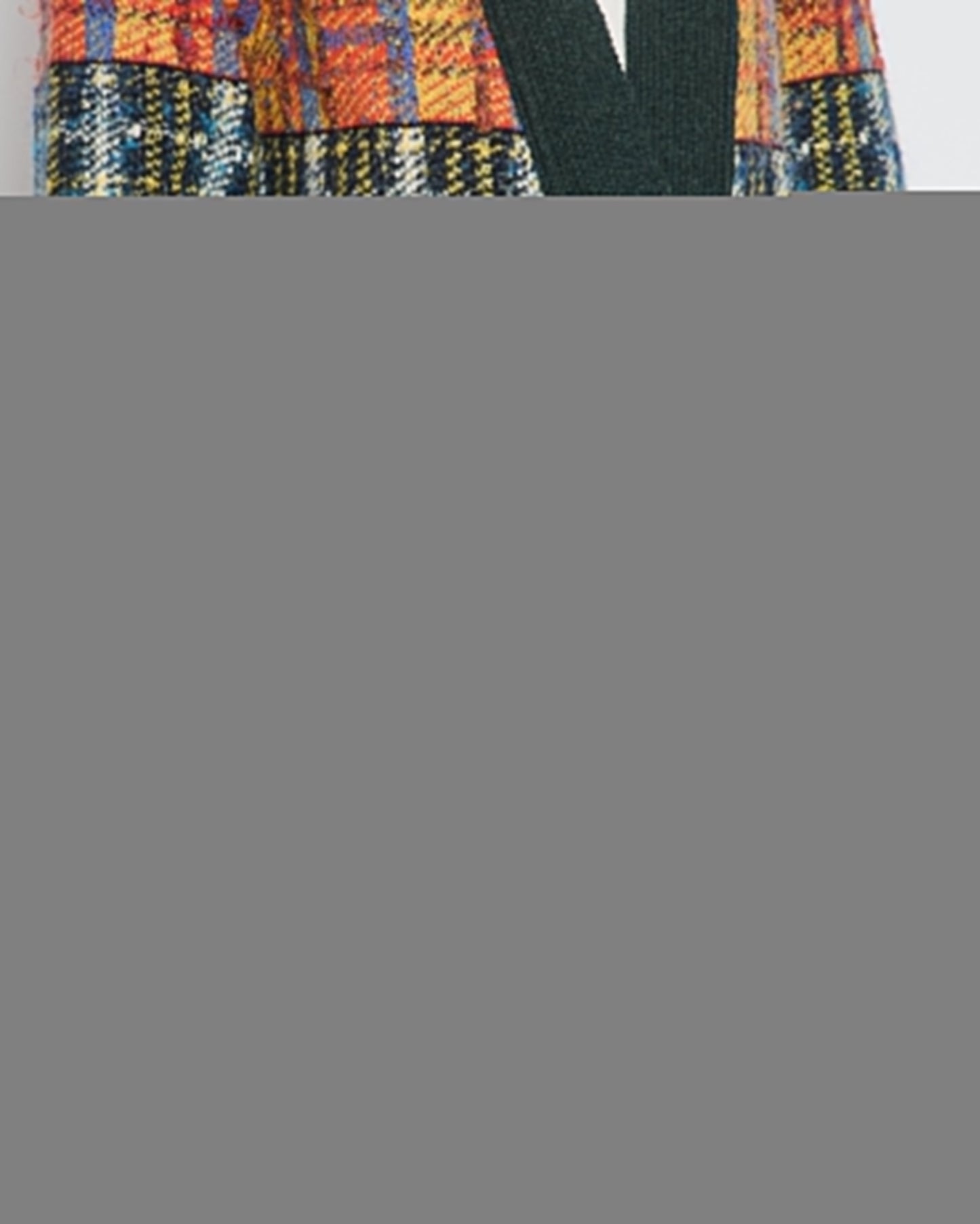 Chanel Green Metiers D'Art Paris-Edinburgh Long-Line Cardigan with Lion Button Detail Size FR 34 (UK 6)