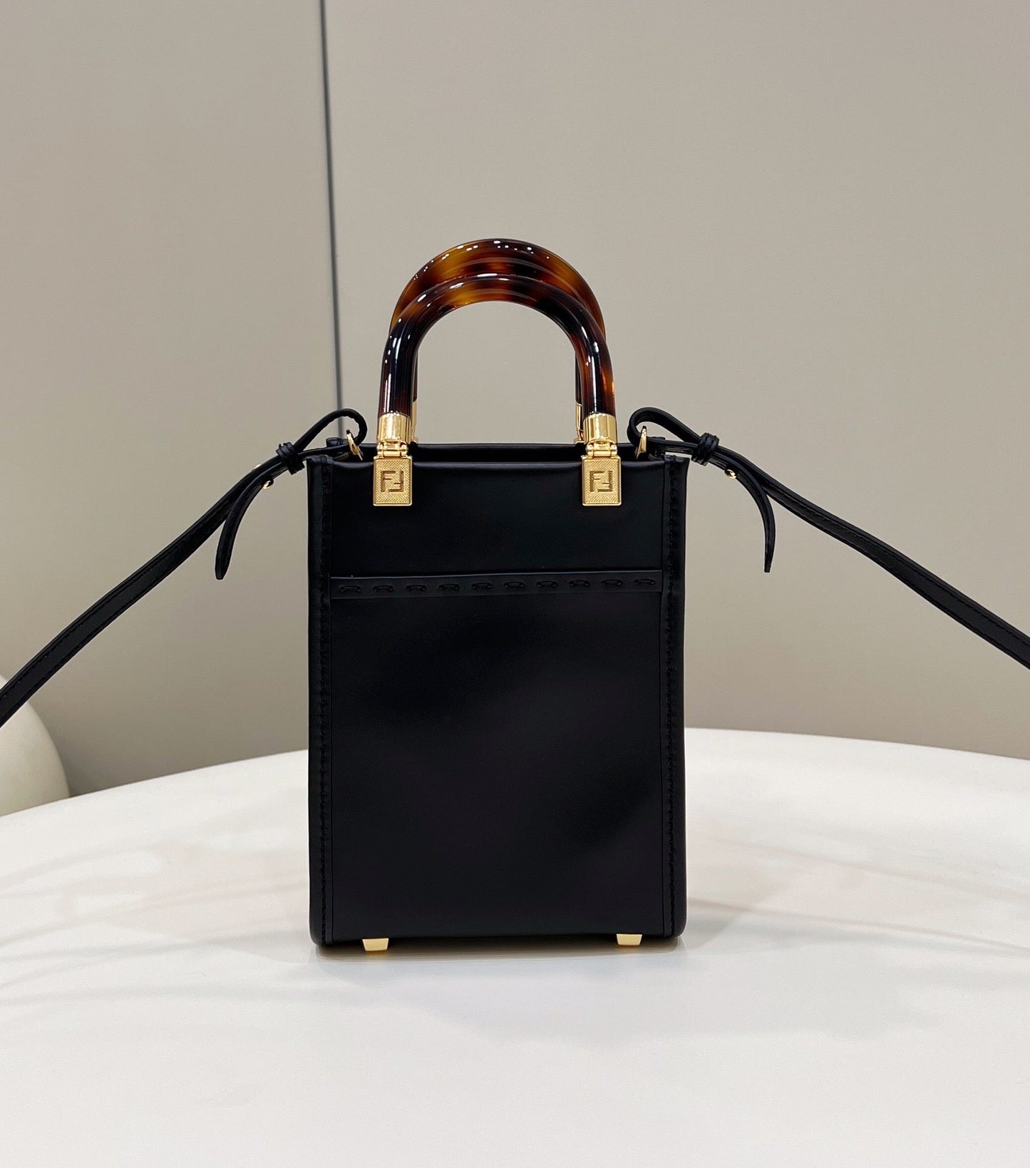 Top QualityTop Quality Sunshine Shopper Black Mini Bag For Woman 13cm/5in