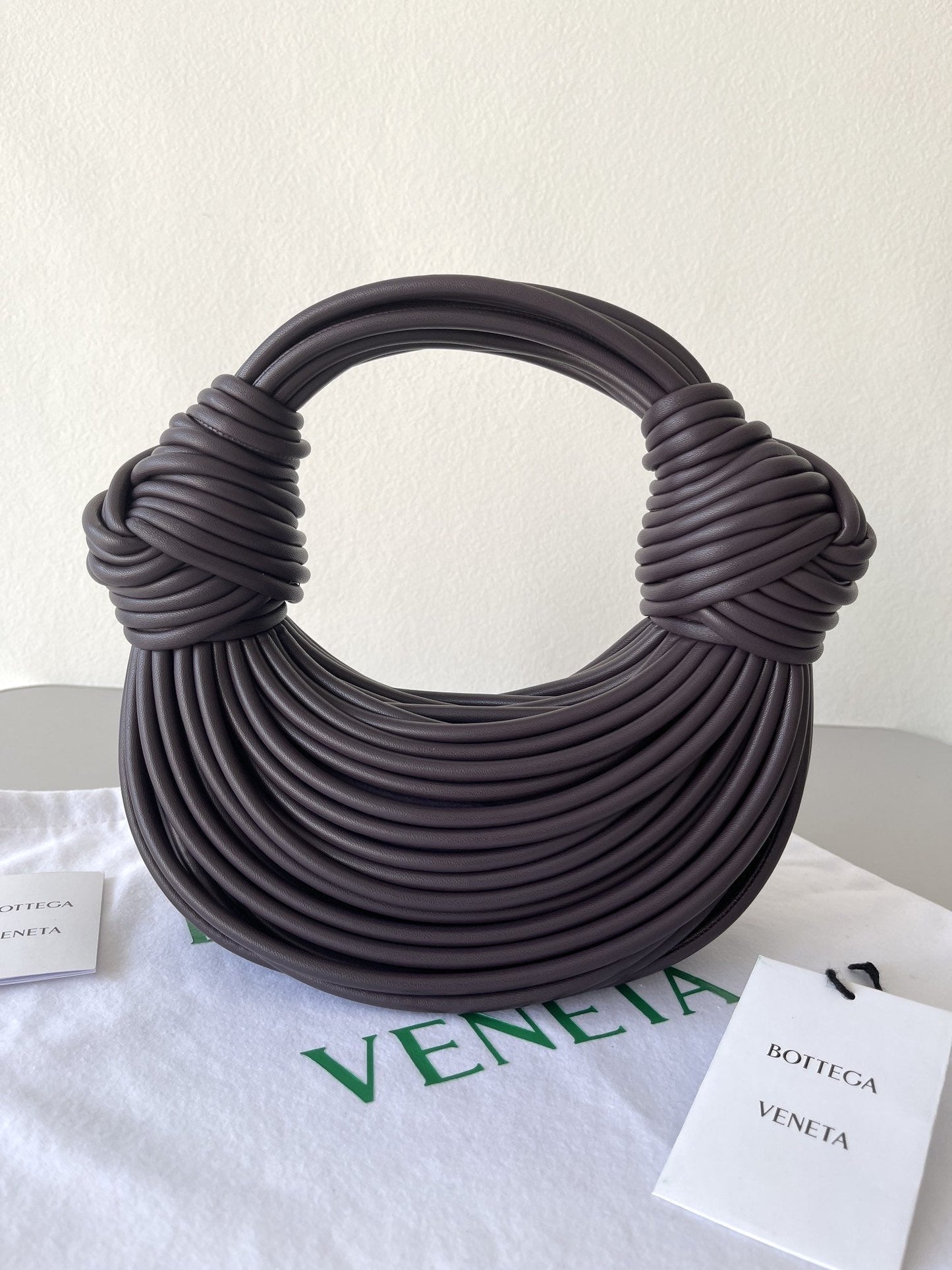 Top Quality Double Knot Dark Violet, For Women, Bags 9.8in/25cm