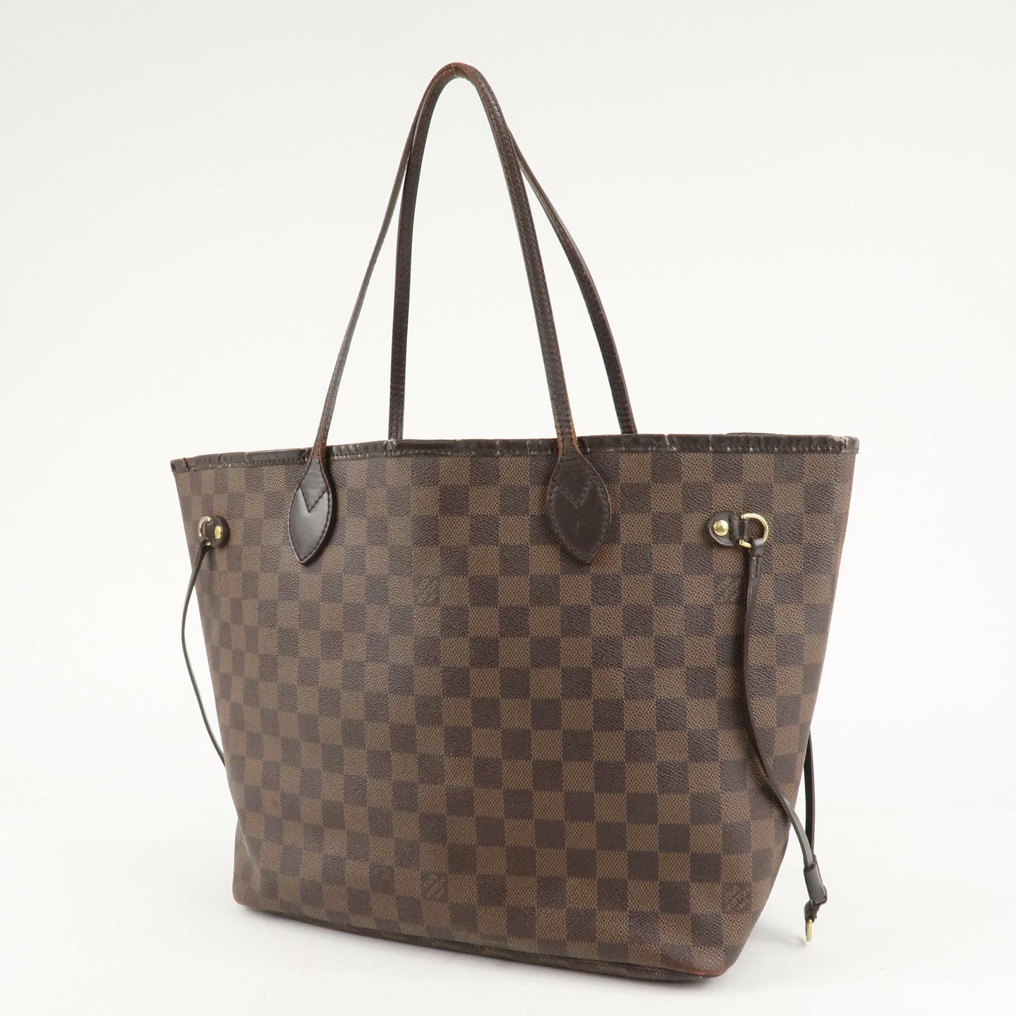 Louis Vuitton Damier Neverfull MM Tote Bag Brown M41358  d