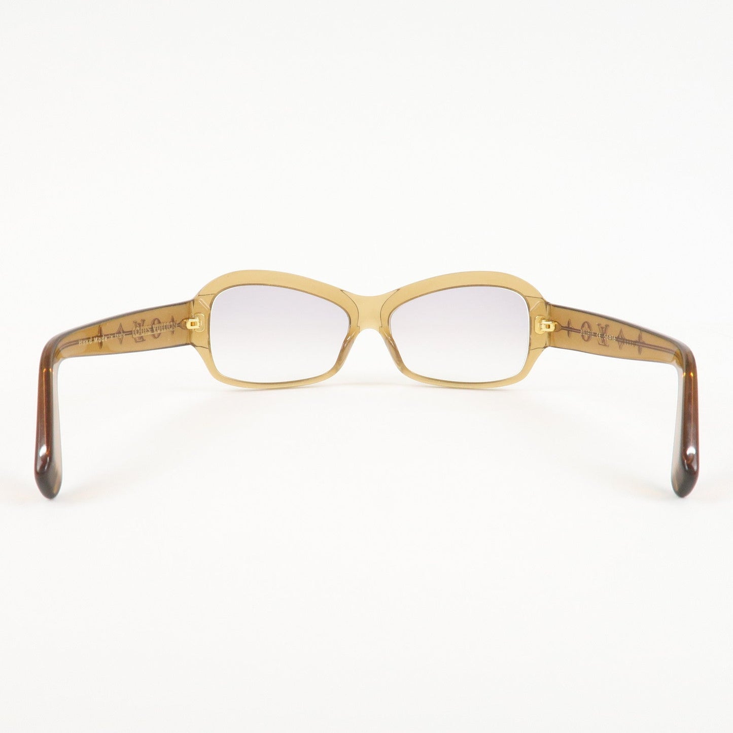 Louis Vuitton Obsession PM Sunglasses Clear Brown 56??16 Z0381E  d