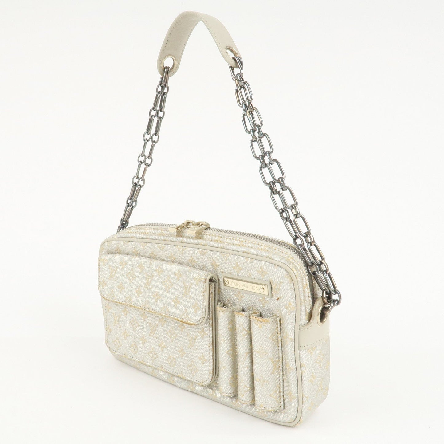 Louis Vuitton Monogram Shine Mackenna Chain Shoulder Bag M92362  d