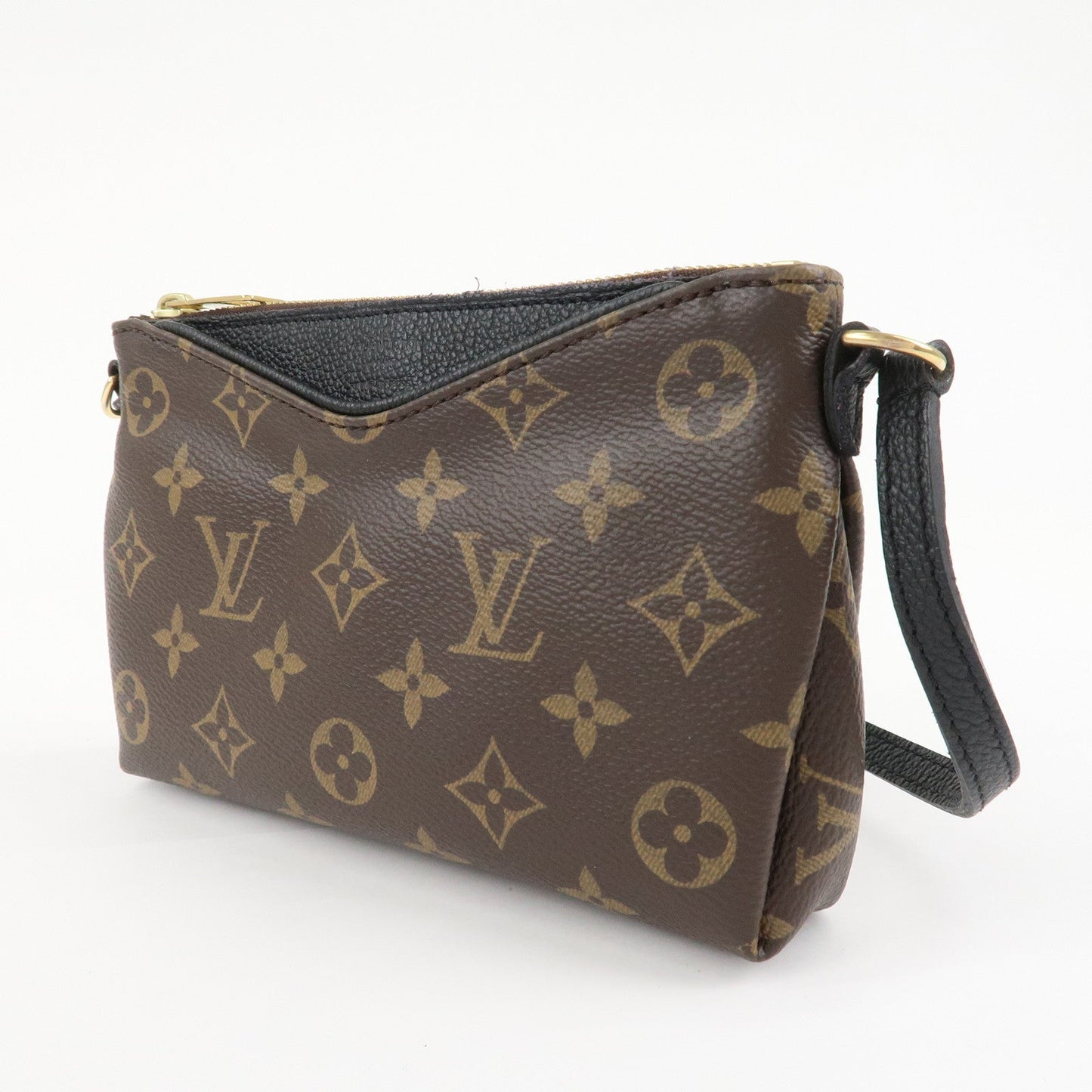 Louis Vuitton Monogram Pallas Uniforms Shoulder Bag Noir  d