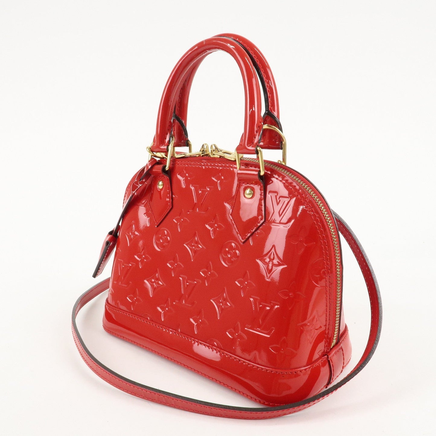 Louis Vuitton Monogram Vernis Alma BB 2Way Shoulder Bag M90174  d